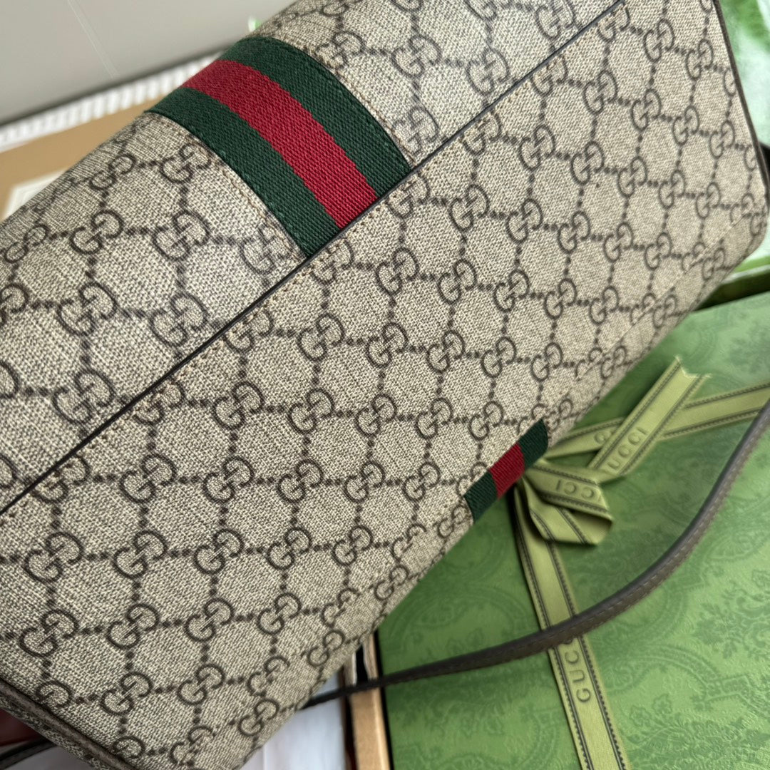 Gucci Ophidia Bag Beige mix Brown Canvas 240085 mysite