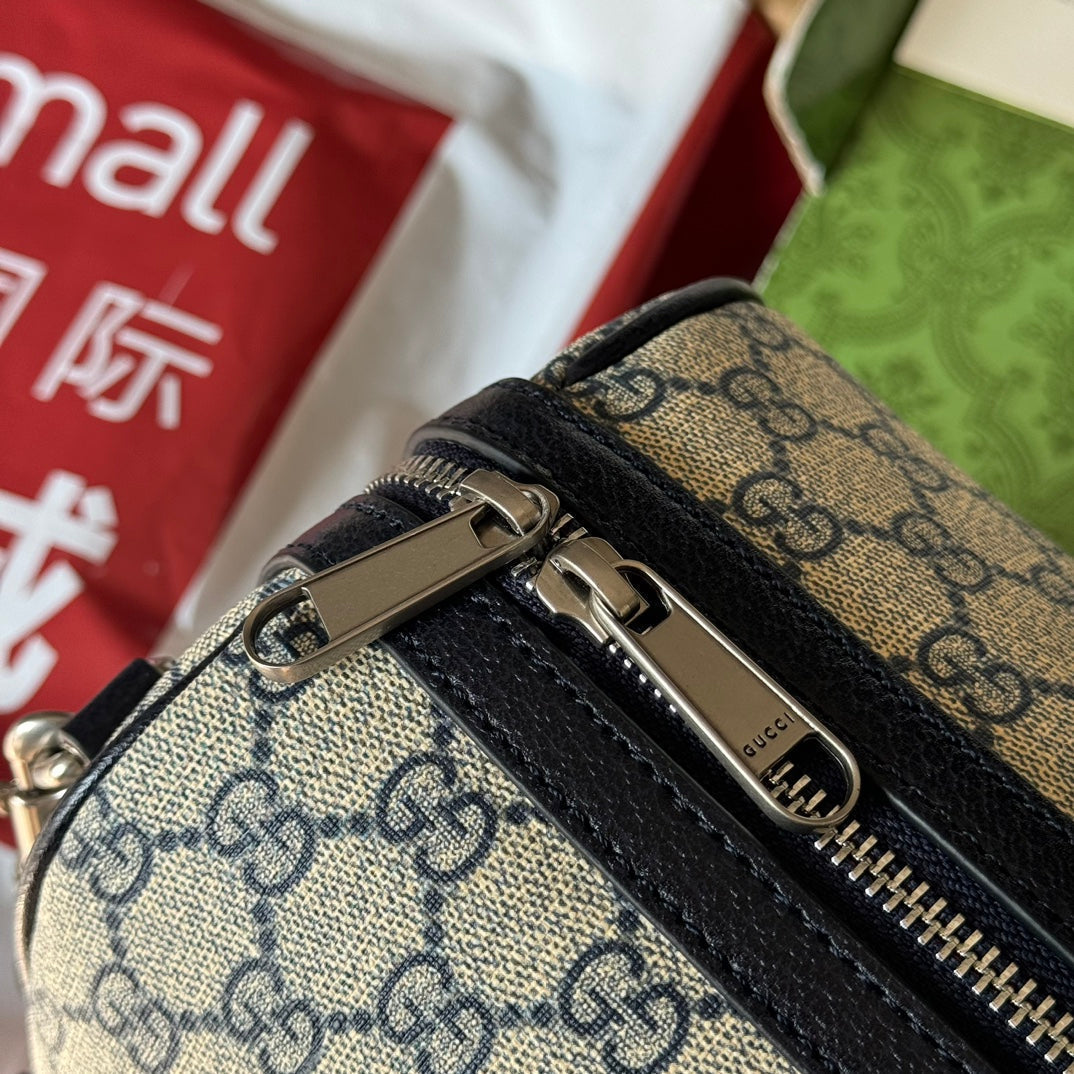 Gucci Ophidia Bag Beige mix Blue Canvas 240088 mysite