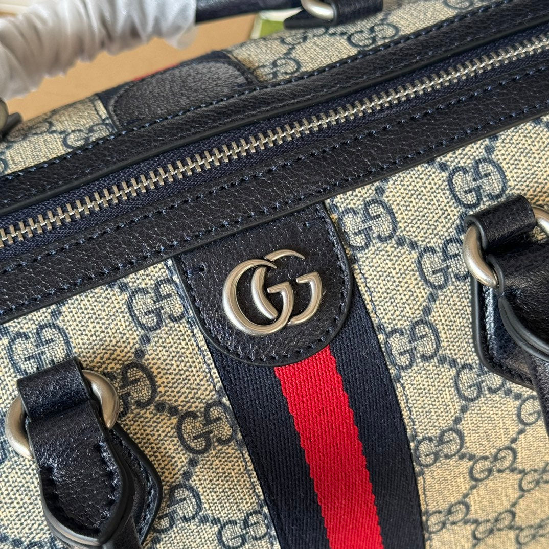 Gucci Ophidia Bag Beige mix Blue Canvas 240088 mysite