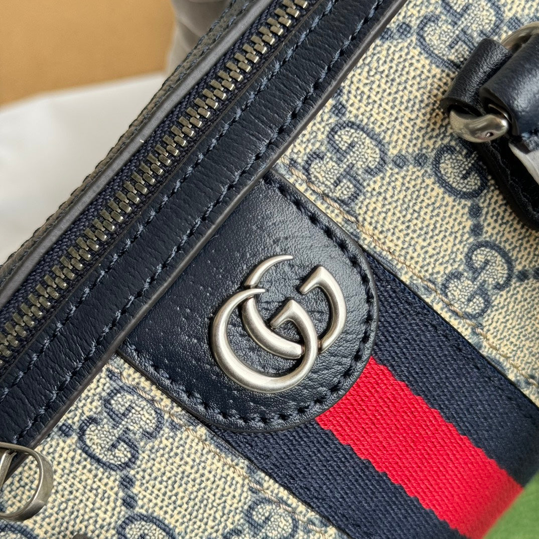 Gucci Ophidia 16.5 Bag Black Ebony Canvas Leather 240092 mysite