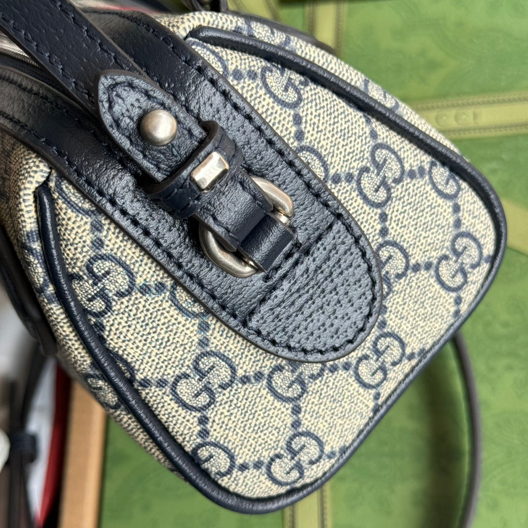 Gucci Ophidia 16.5 Bag Black Ebony Canvas Leather 240092 mysite