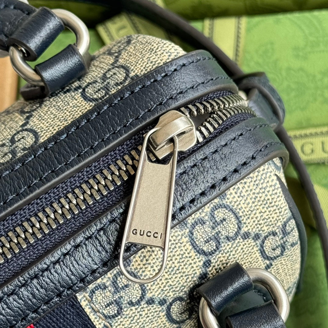 Gucci Ophidia 16.5 Bag Black Ebony Canvas Leather 240092 mysite