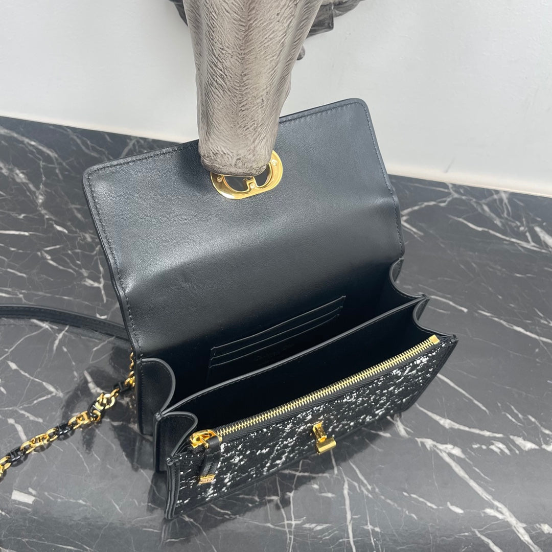 miss caro mini 18 black cannage tweed mysite