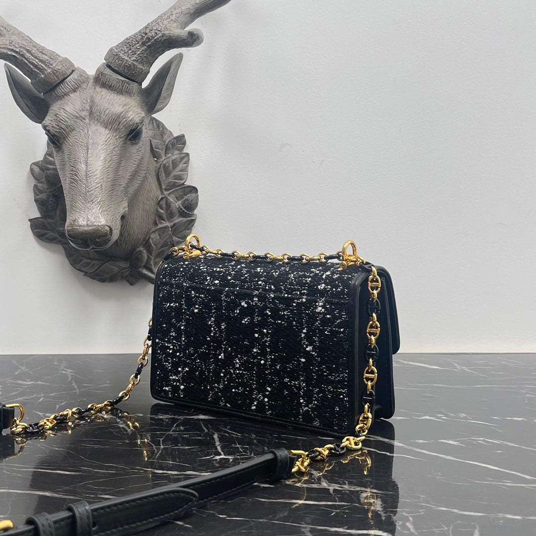 miss caro mini 18 black cannage tweed mysite