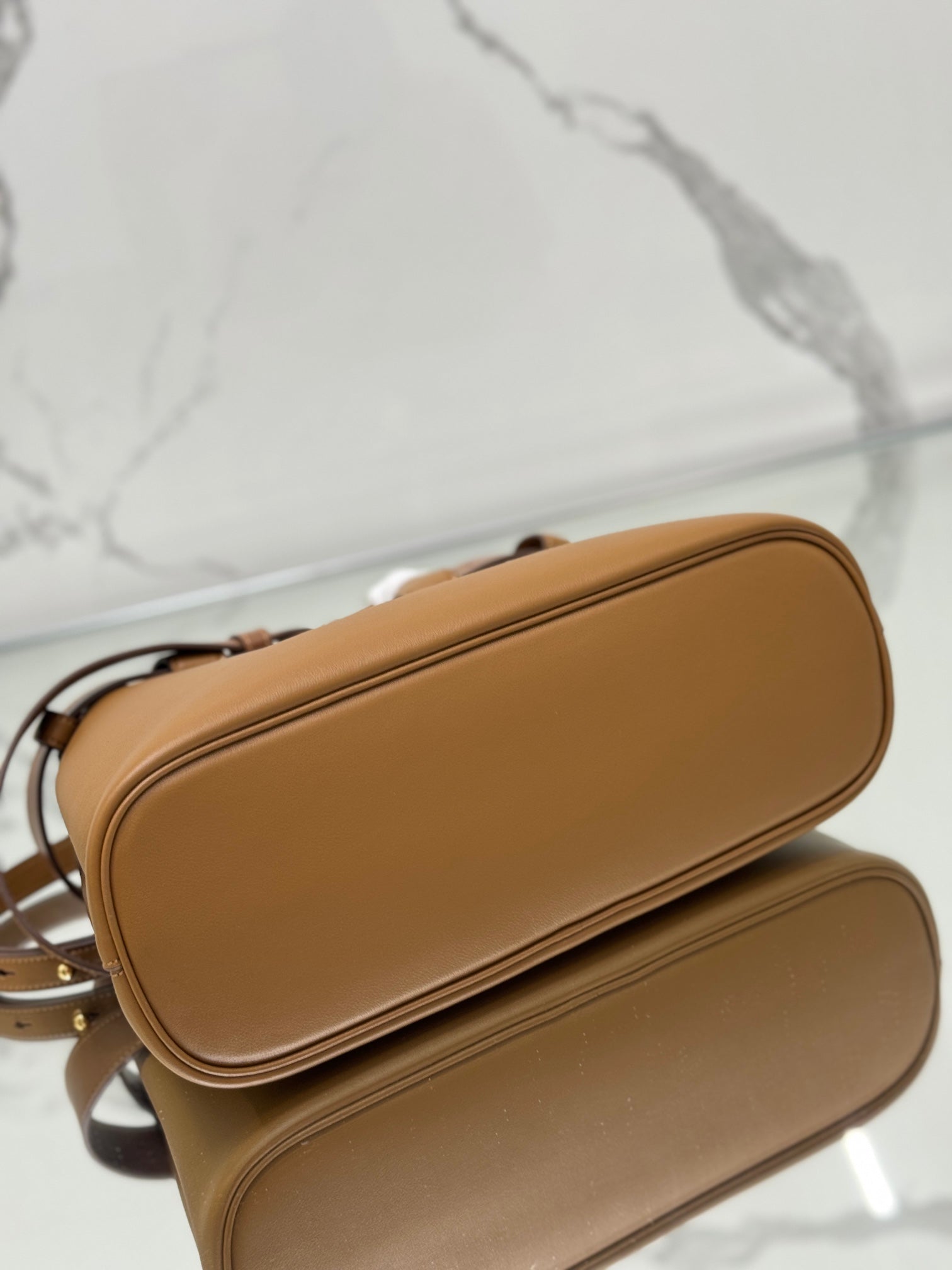 TOTE BAG WITH BELT 32 IN CIDER BROWN IMPORTED CALFSKIN mysite