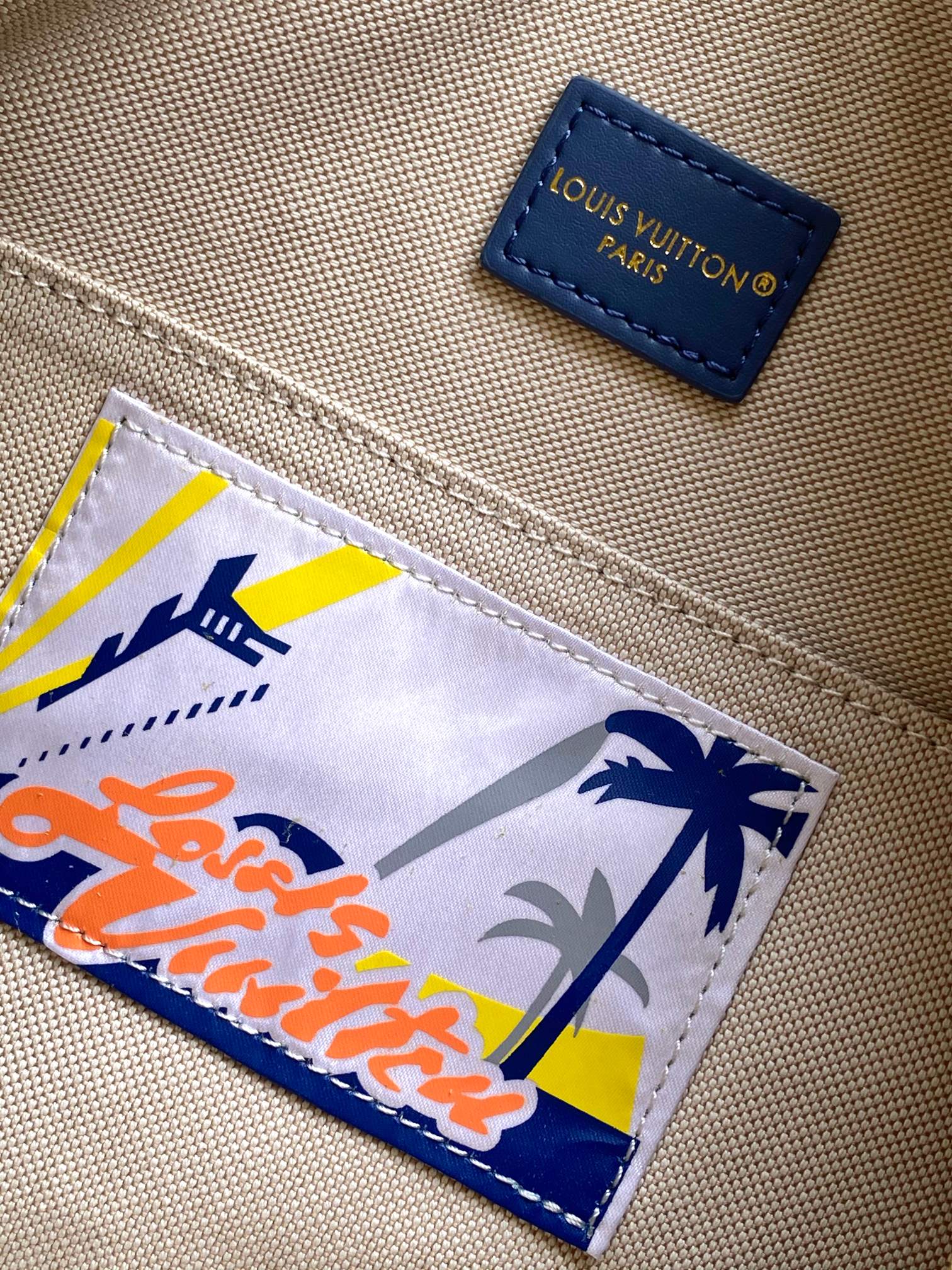 LV Speedy 30 Bandoulière Blue Cotton with 3D Damier Denim GHW mysite