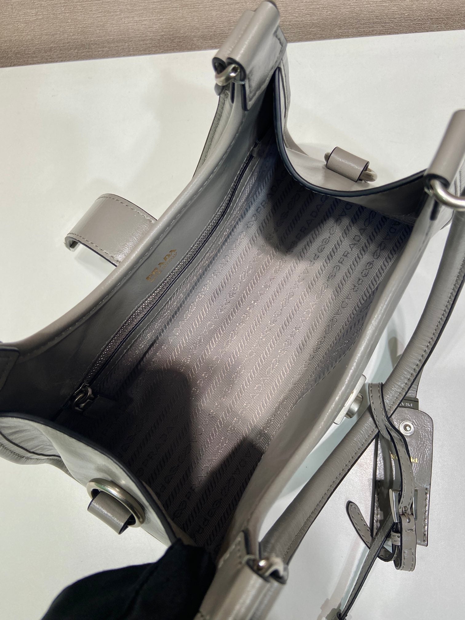 PRA mini catwalk model gray leather and top-grade hardware 339955 mysite