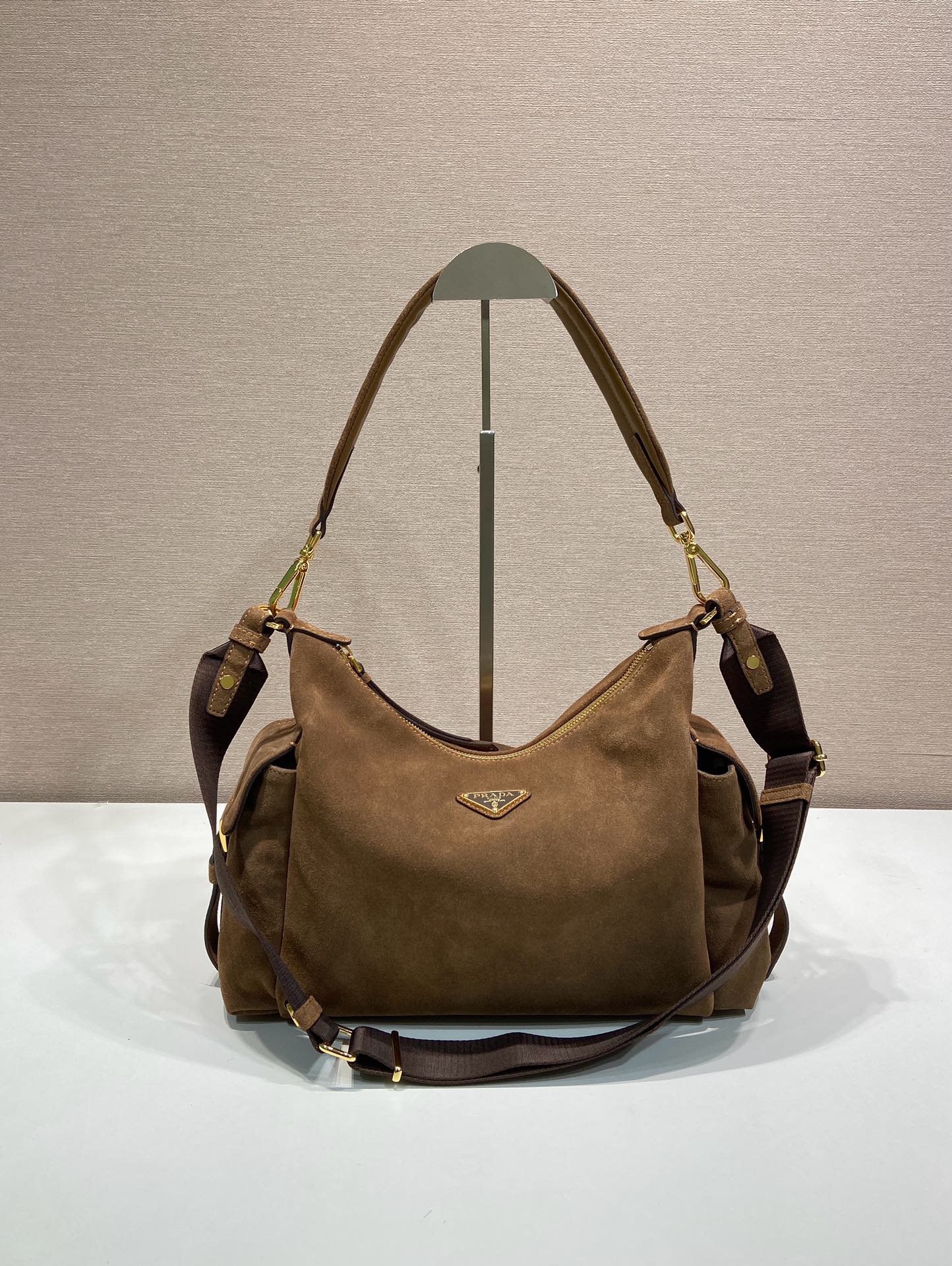 PRA Explorer Bag Brown Suede 341105 mysite
