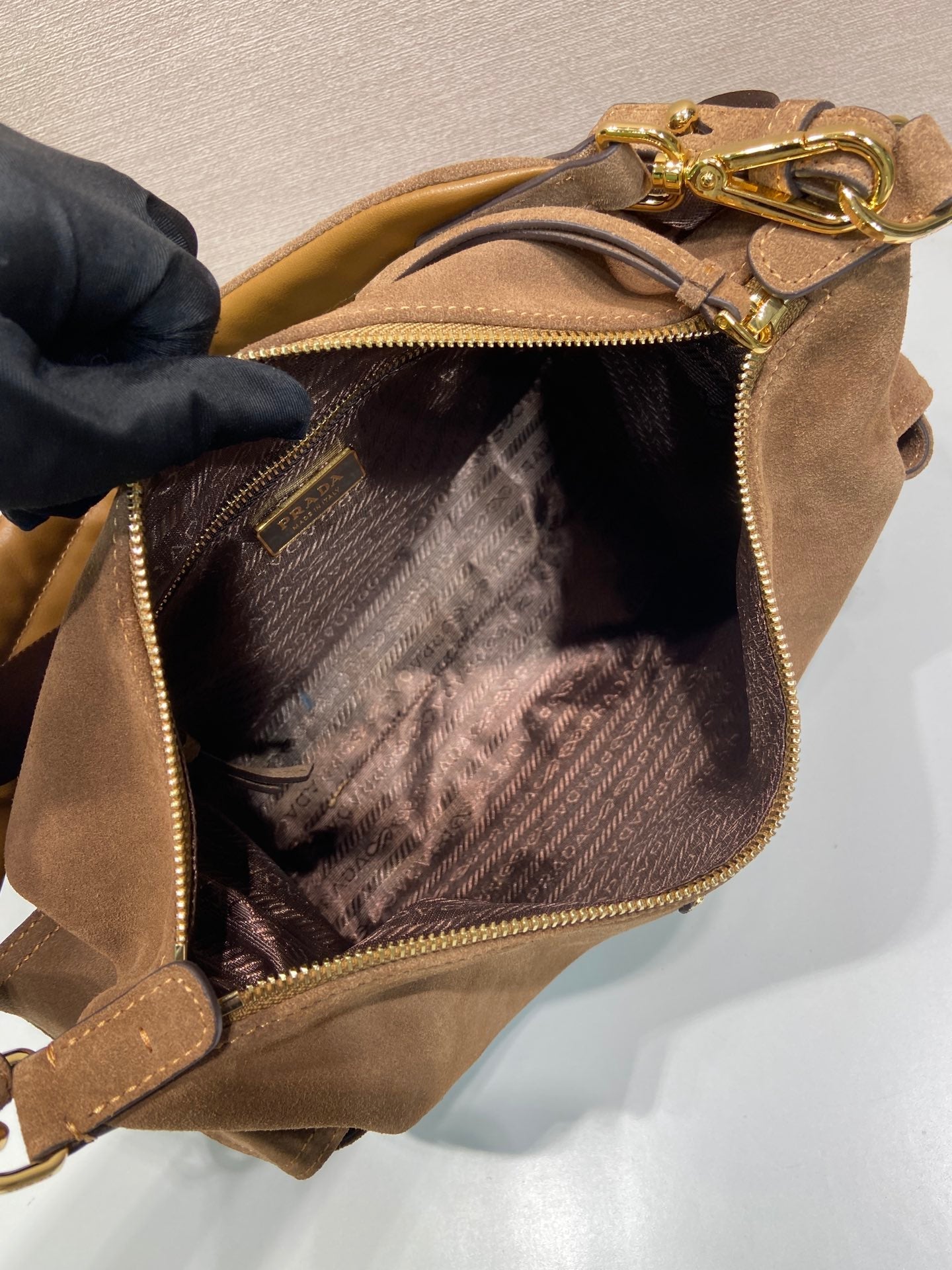 PRA Explorer Bag Brown Suede 341105 mysite