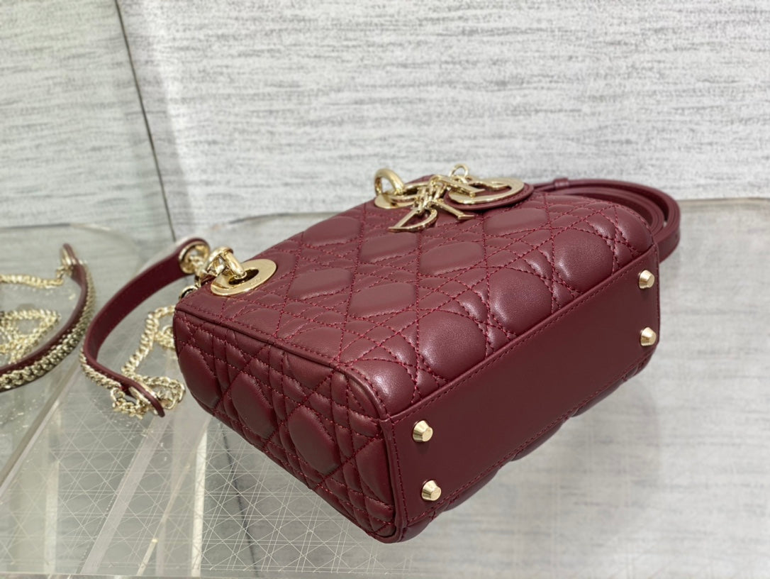mini lady 17 wine lambskin mysite
