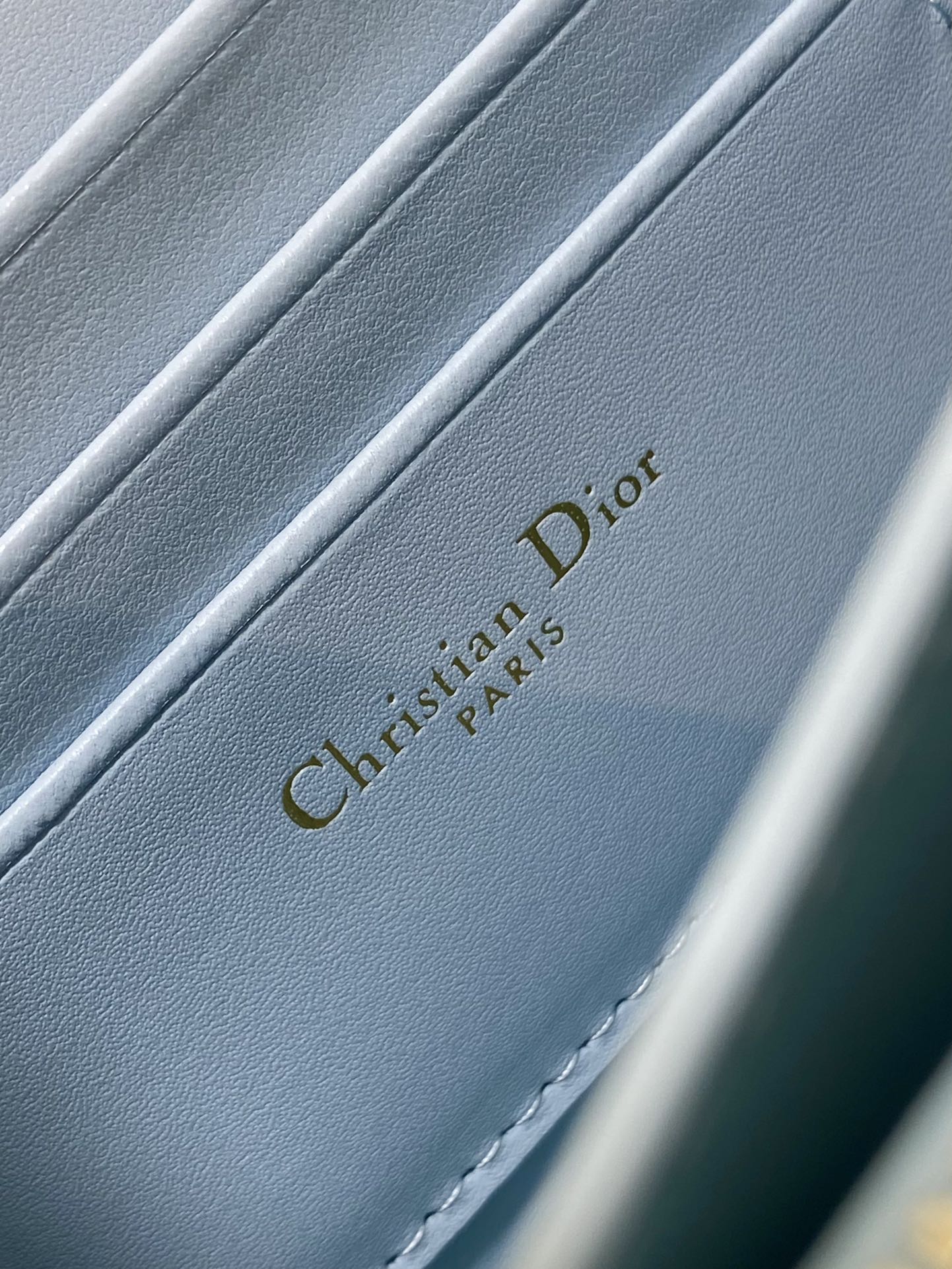 CD Miss Caro 17 Bag Blue Calfskin 229248 mysite