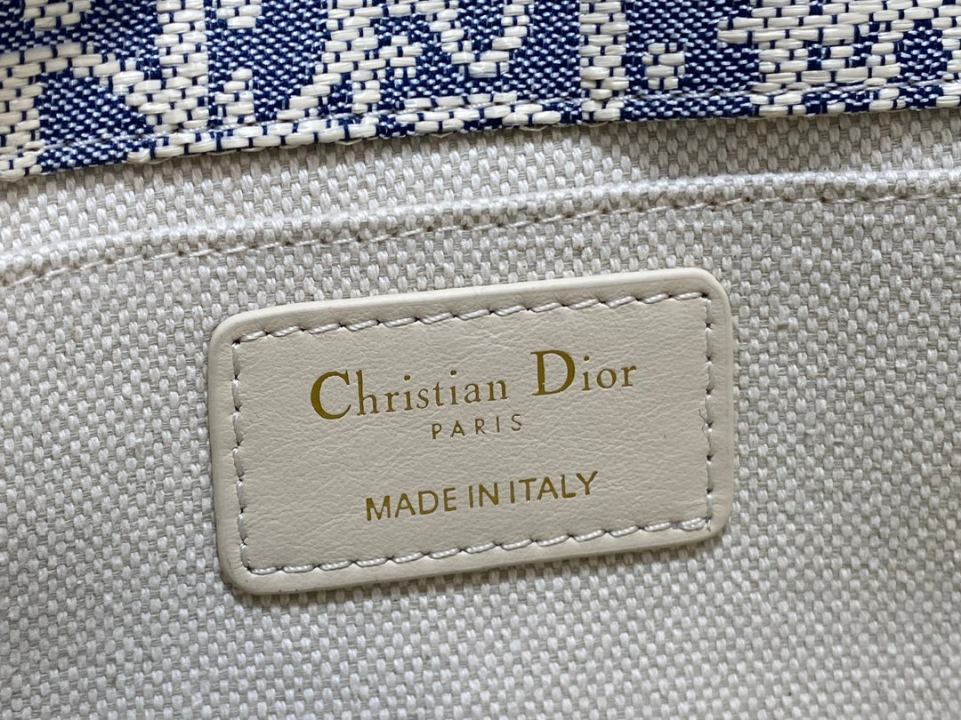 CD Montaigne classic monogram 25 blue white canvas jacquard mysite