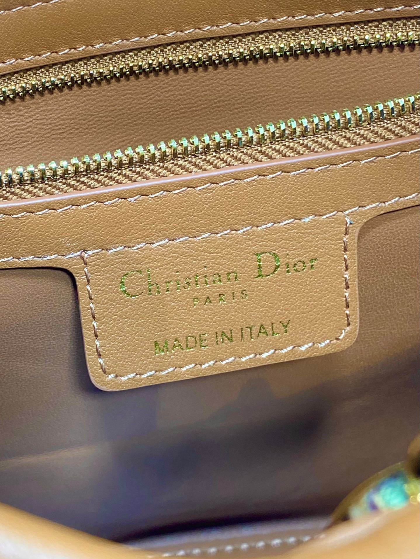 CD 26SS Bow-Adorned Bag Brown Calfskin 272511 mysite