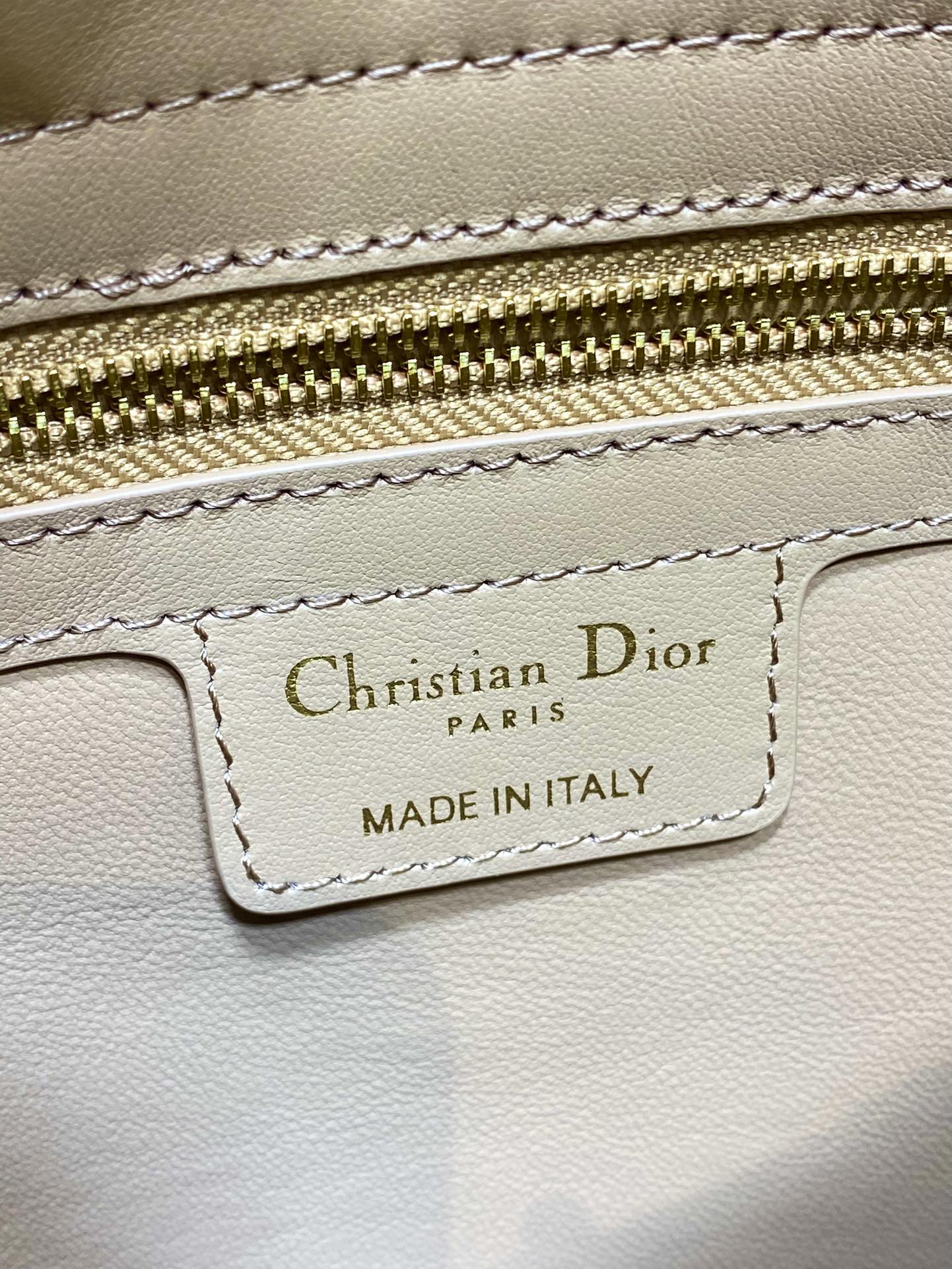 CD 26SS Bow-Adorned Bag Khaki Brown Calfskin 272513 mysite