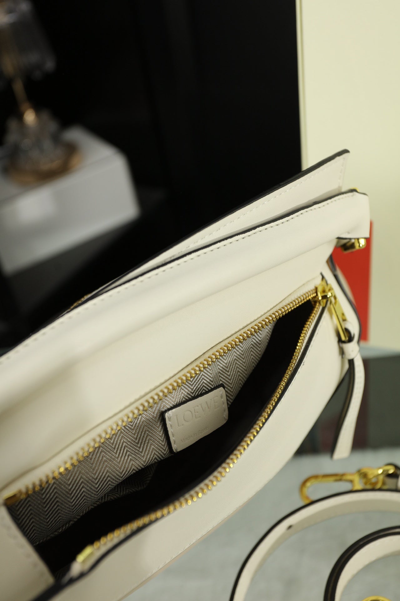 LOE MINI PUZZLE 23 BAG IN BEIGE CREAM MIX TAN CALFSKIN mysite