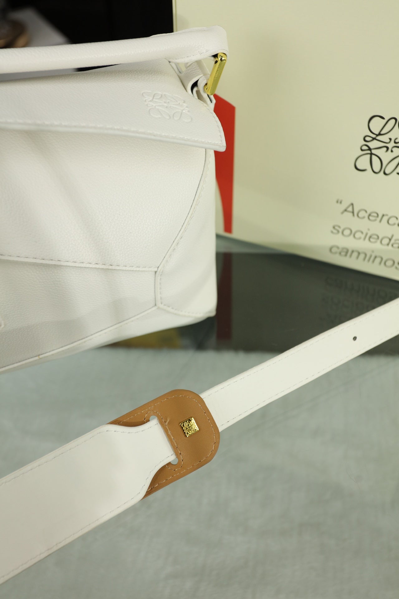 LOE MINI PUZZLE 23 BAG IN WHITE CALFSKIN mysite