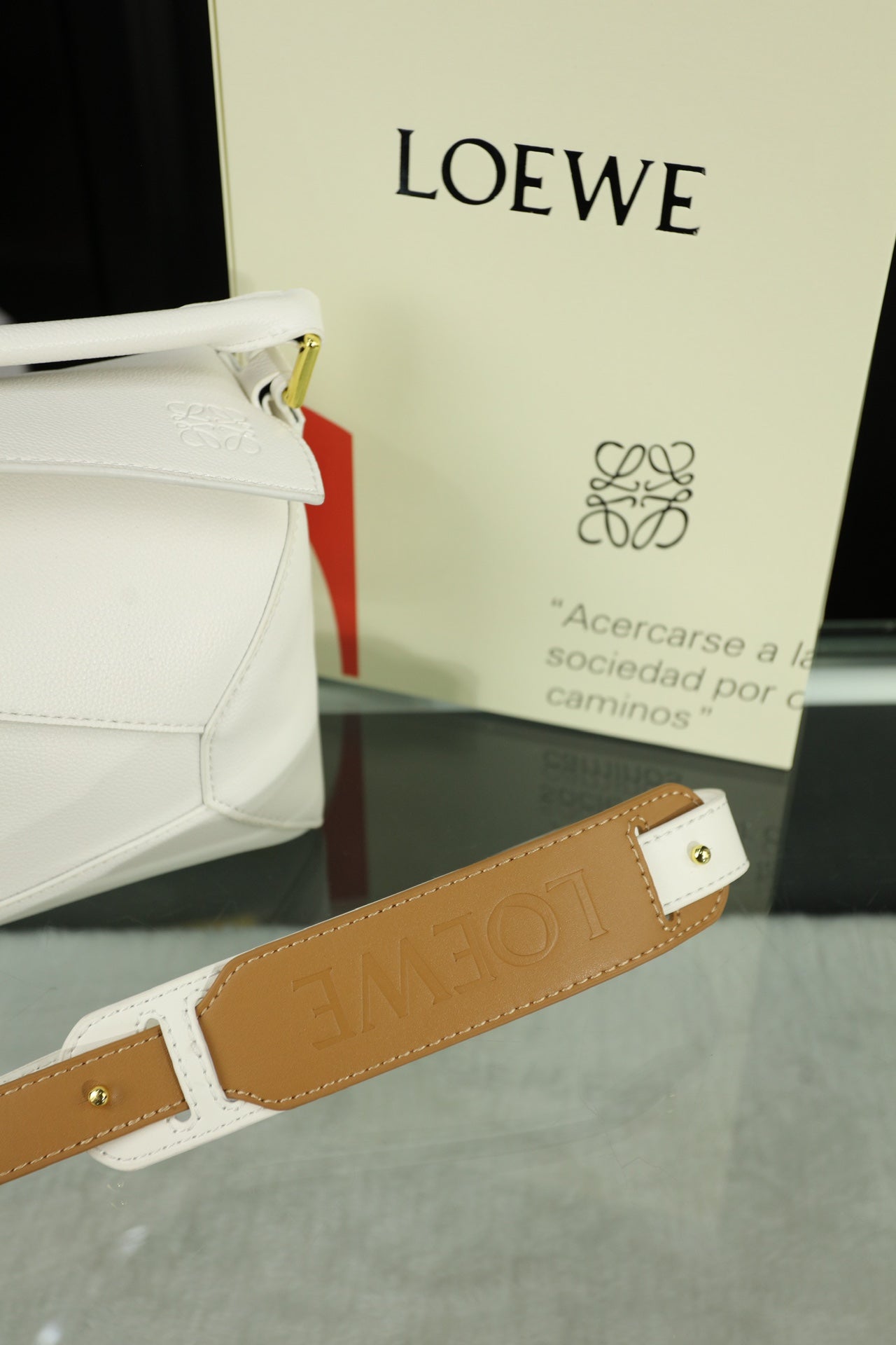 LOE MINI PUZZLE 23 BAG IN WHITE CALFSKIN mysite
