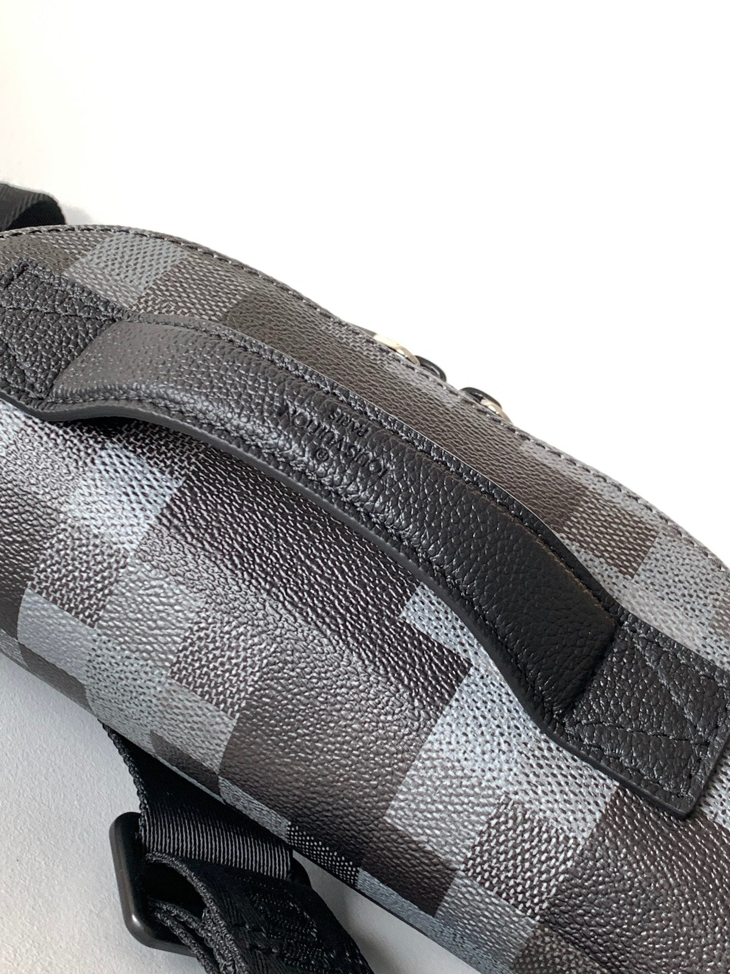 LV M14920 Rush Bumbag Black Damoflage Black Canvas & Cowhide mysite