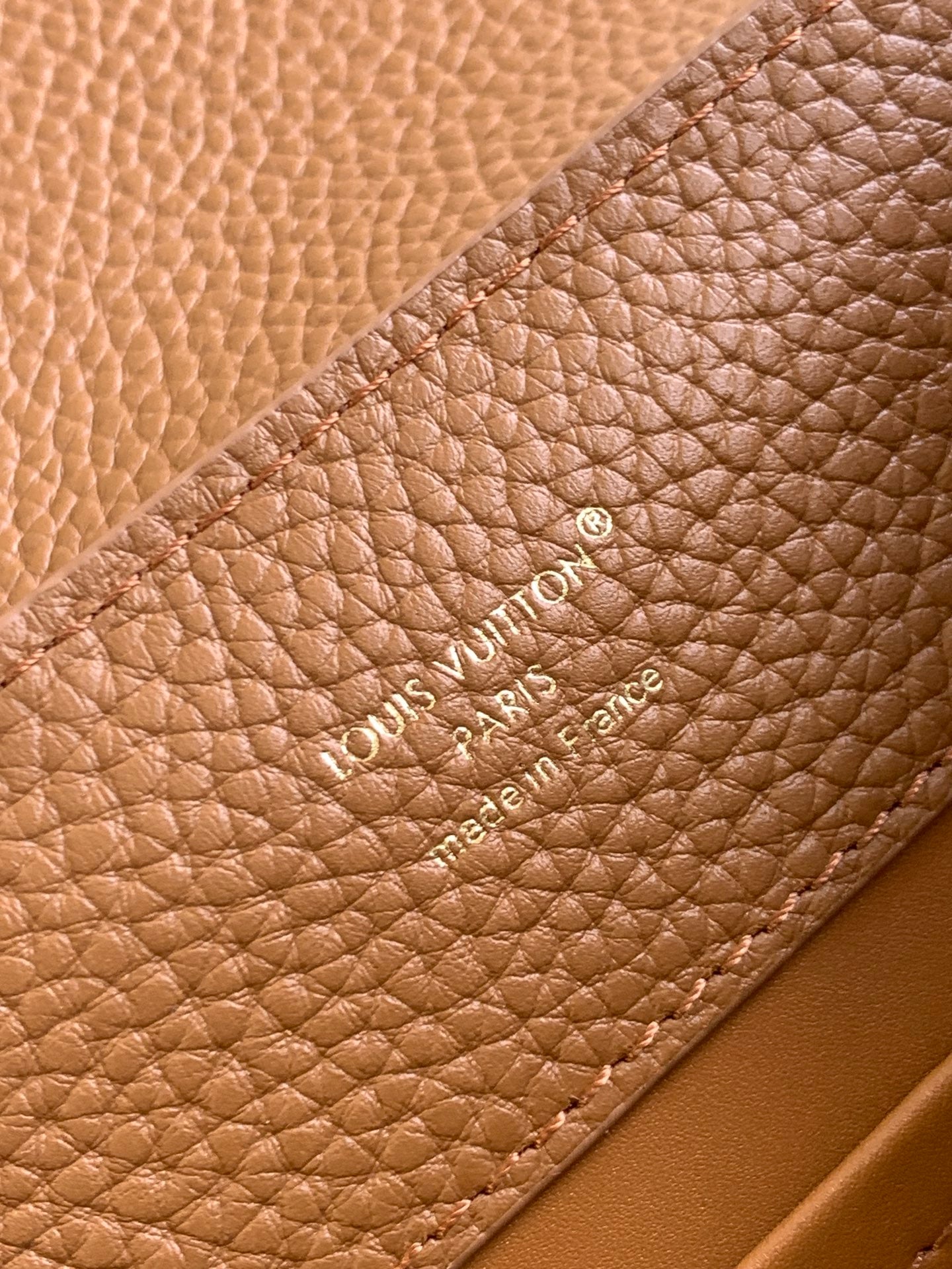 LV Capucine Mini Bag 27cm Brown Gold Taurillon cowhide mysite