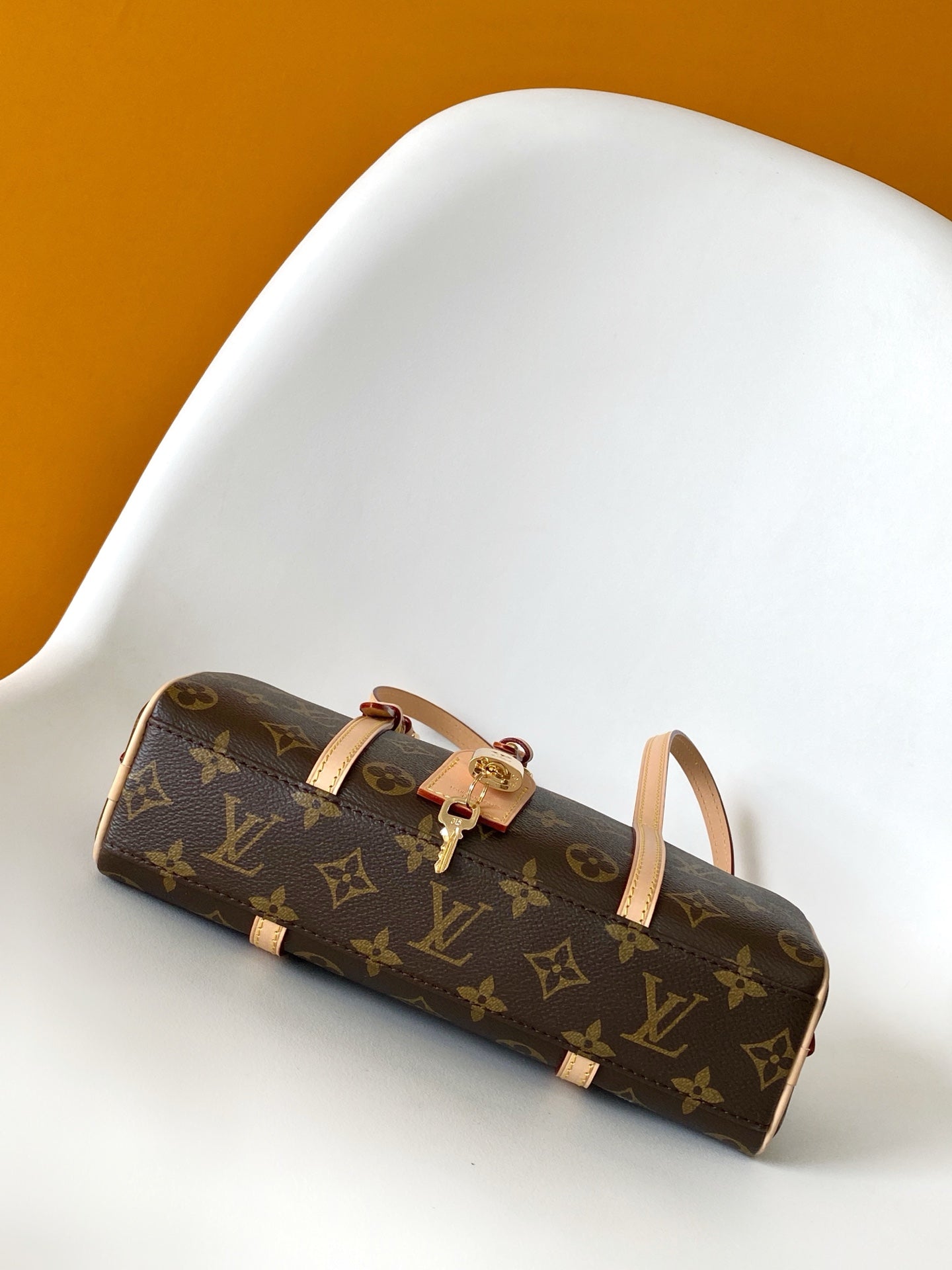 LV Hang On Handbag 26cm Brown Monogram Canvas GHW mysite