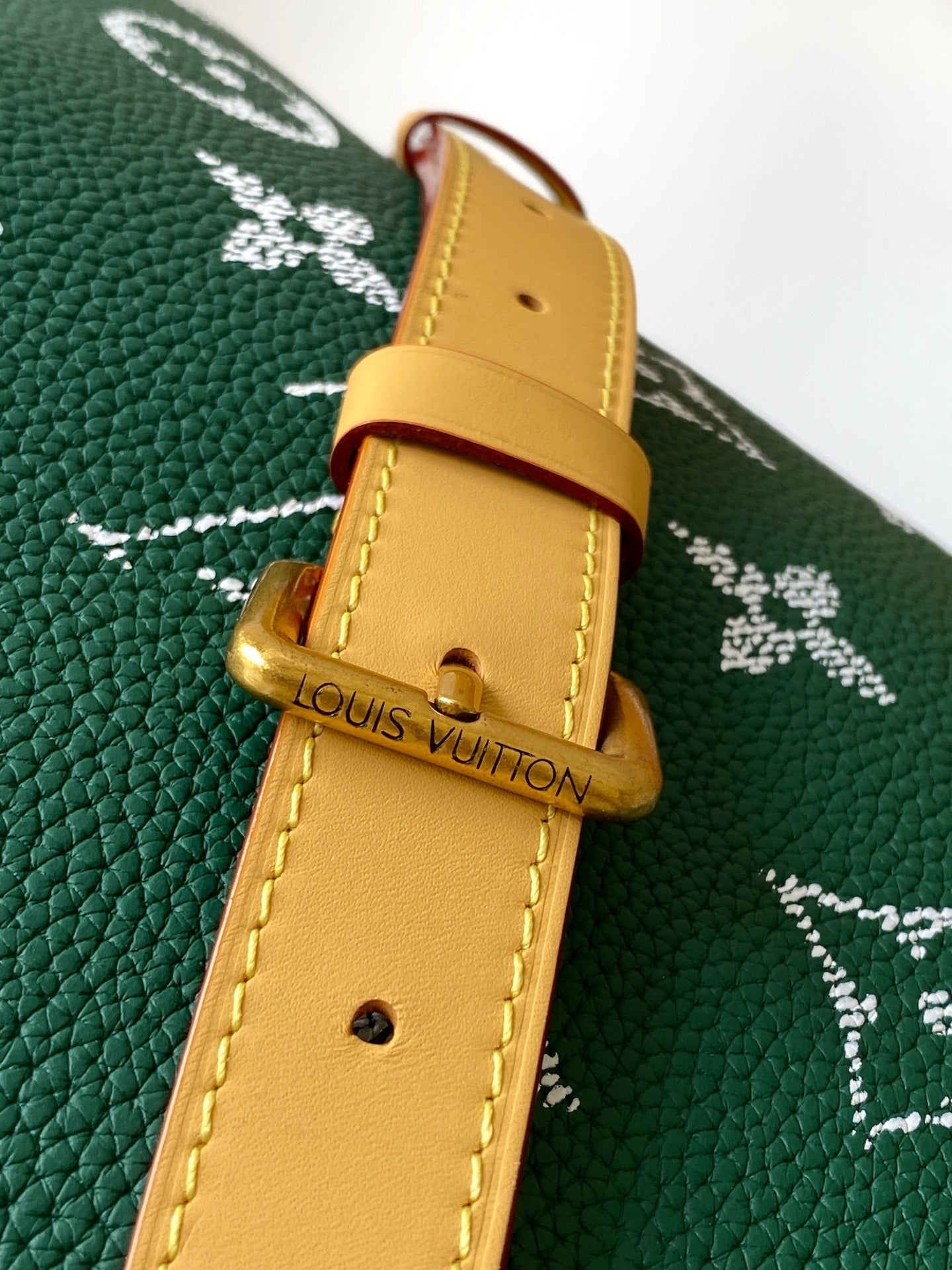 LV Speedy P9 Bandoulière 50 Green Cowhide GHW mysite
