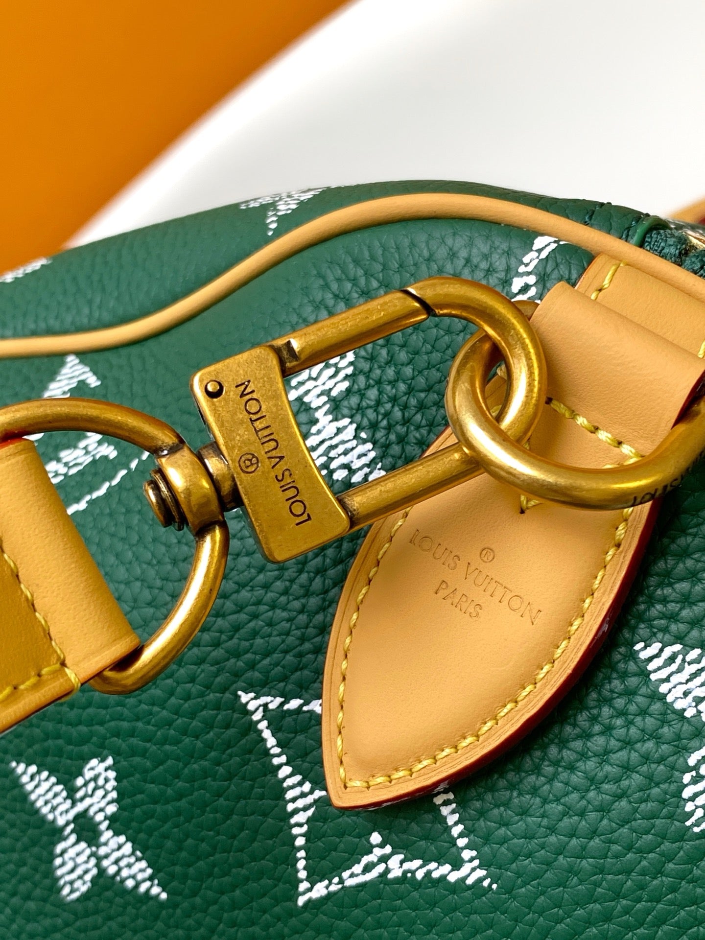 LV Speedy P9 Bandoulière 50 Green Cowhide GHW mysite