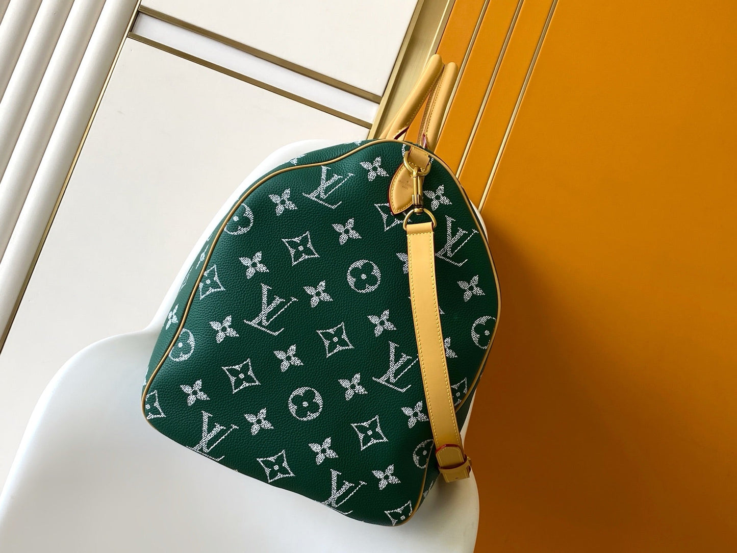LV Speedy P9 Bandoulière 50 Green Cowhide GHW mysite
