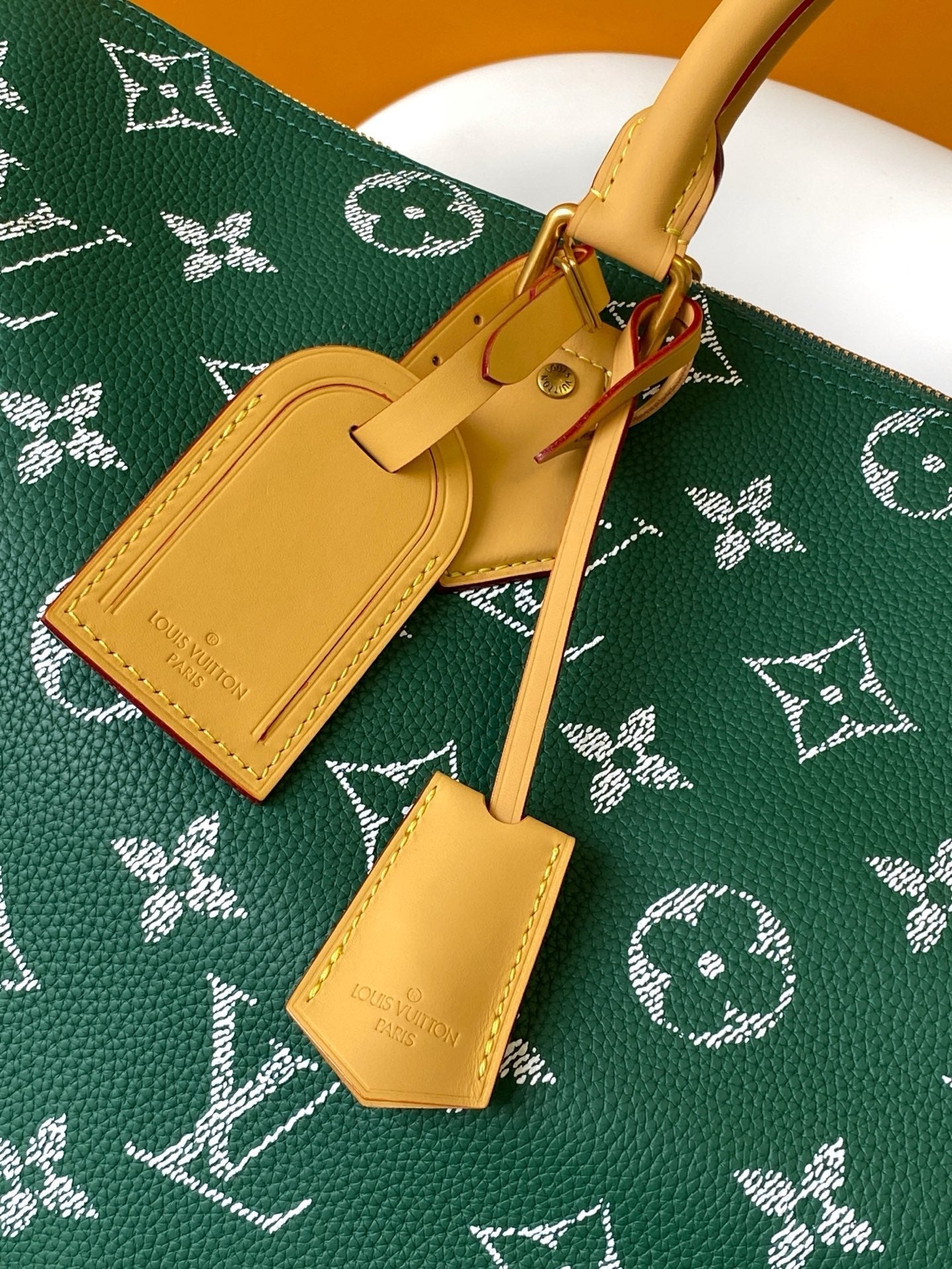 LV Speedy P9 Bandoulière 50 Green Cowhide GHW mysite