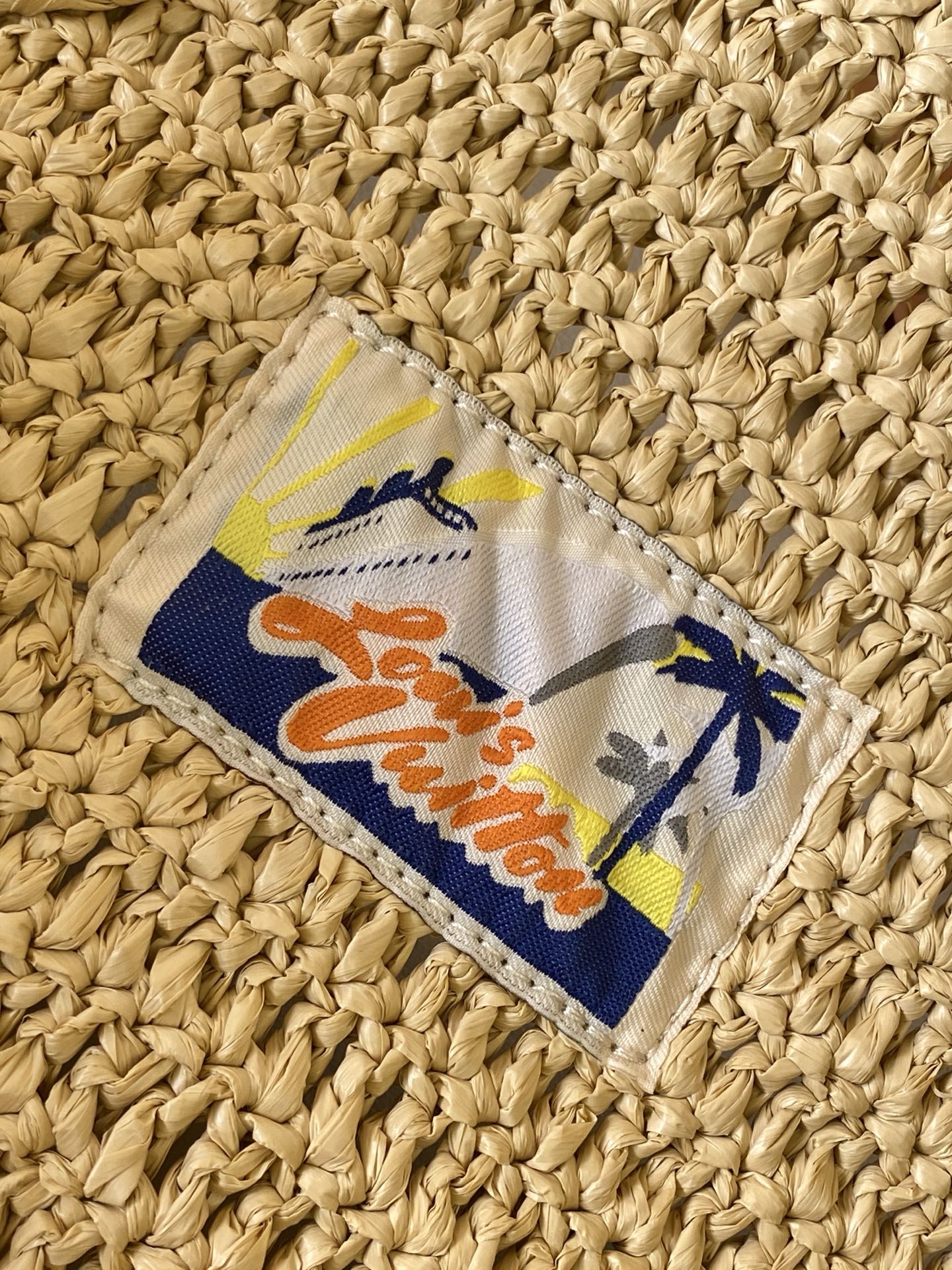 Summer Shopper Tote MM Beige Raffia & Cowhide mysite