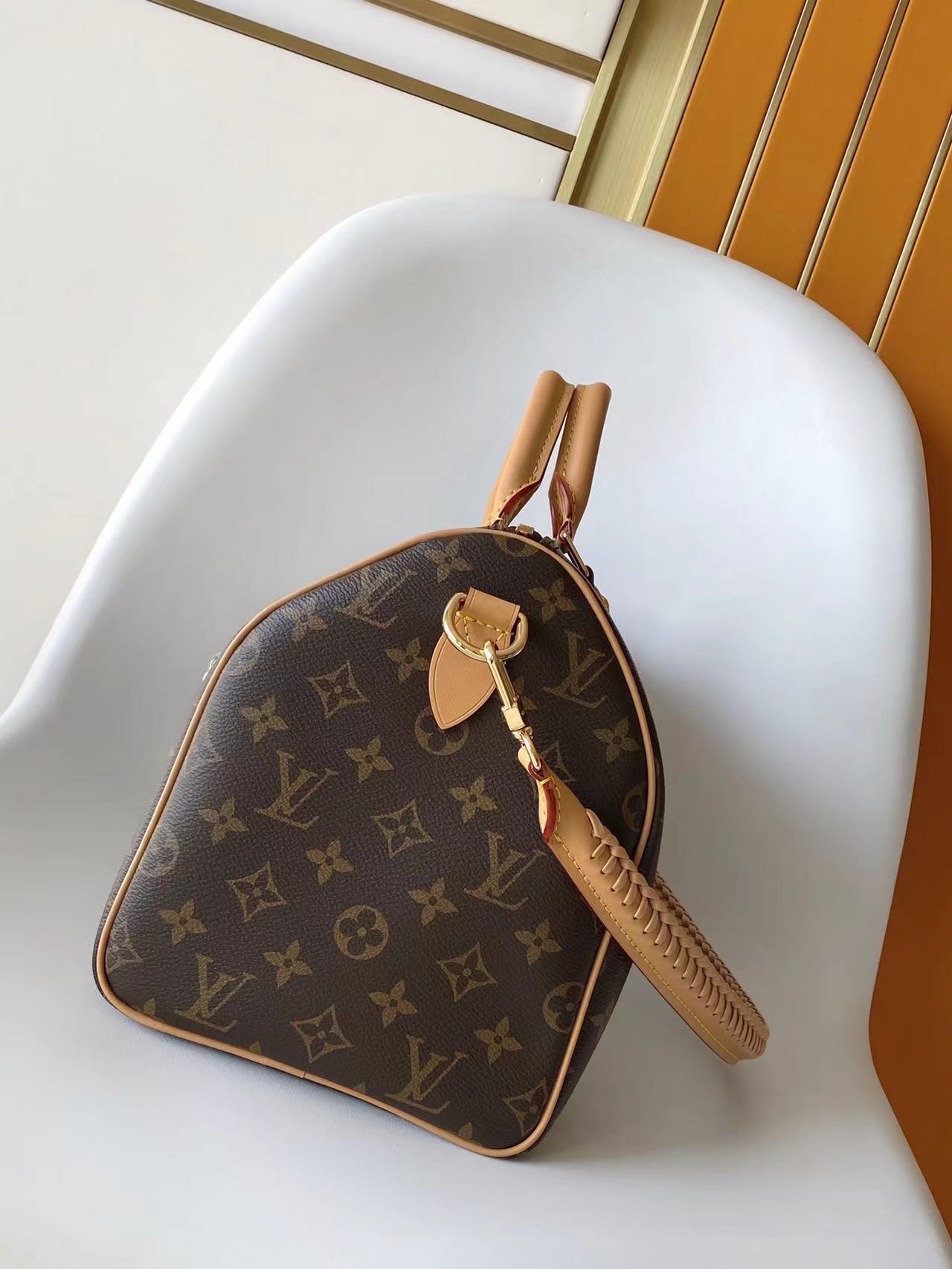 LV Speedy Soft 30 Boho Brown Green Monogram Canvas GHW mysite