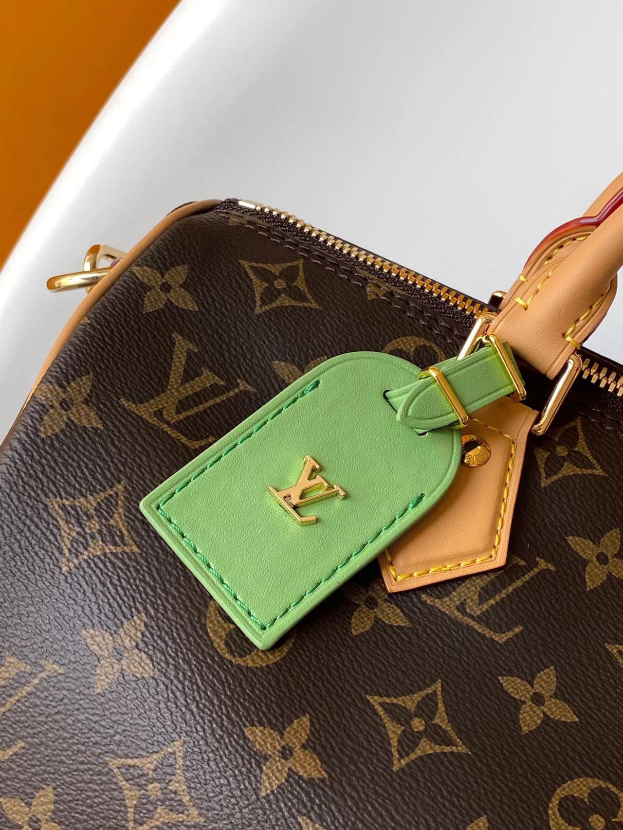 LV Speedy Soft 30 Boho Brown Green Monogram Canvas GHW mysite