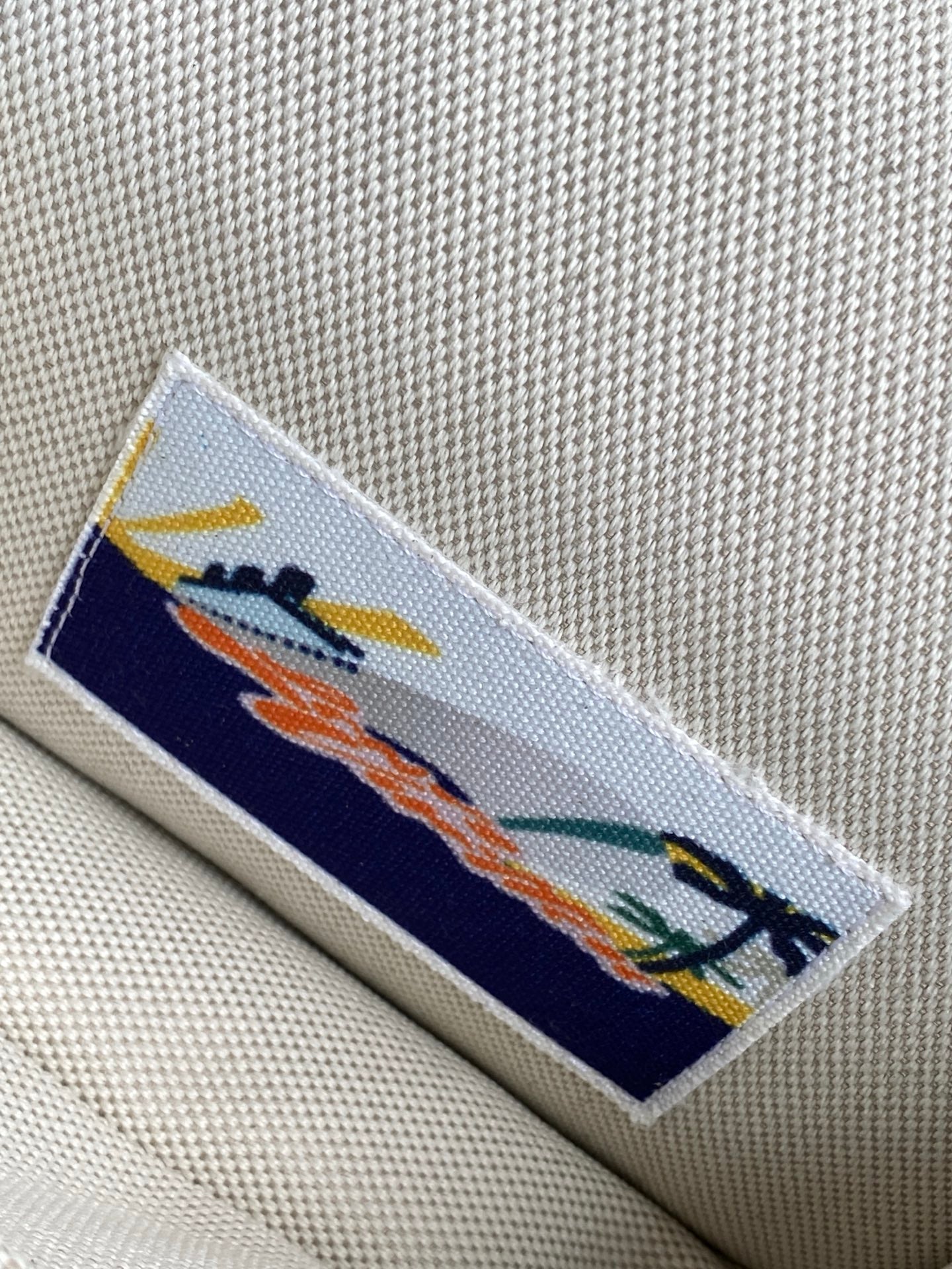 LV Bosphore Mini Handbag 19cm Blue Denim Cotton GHW mysite