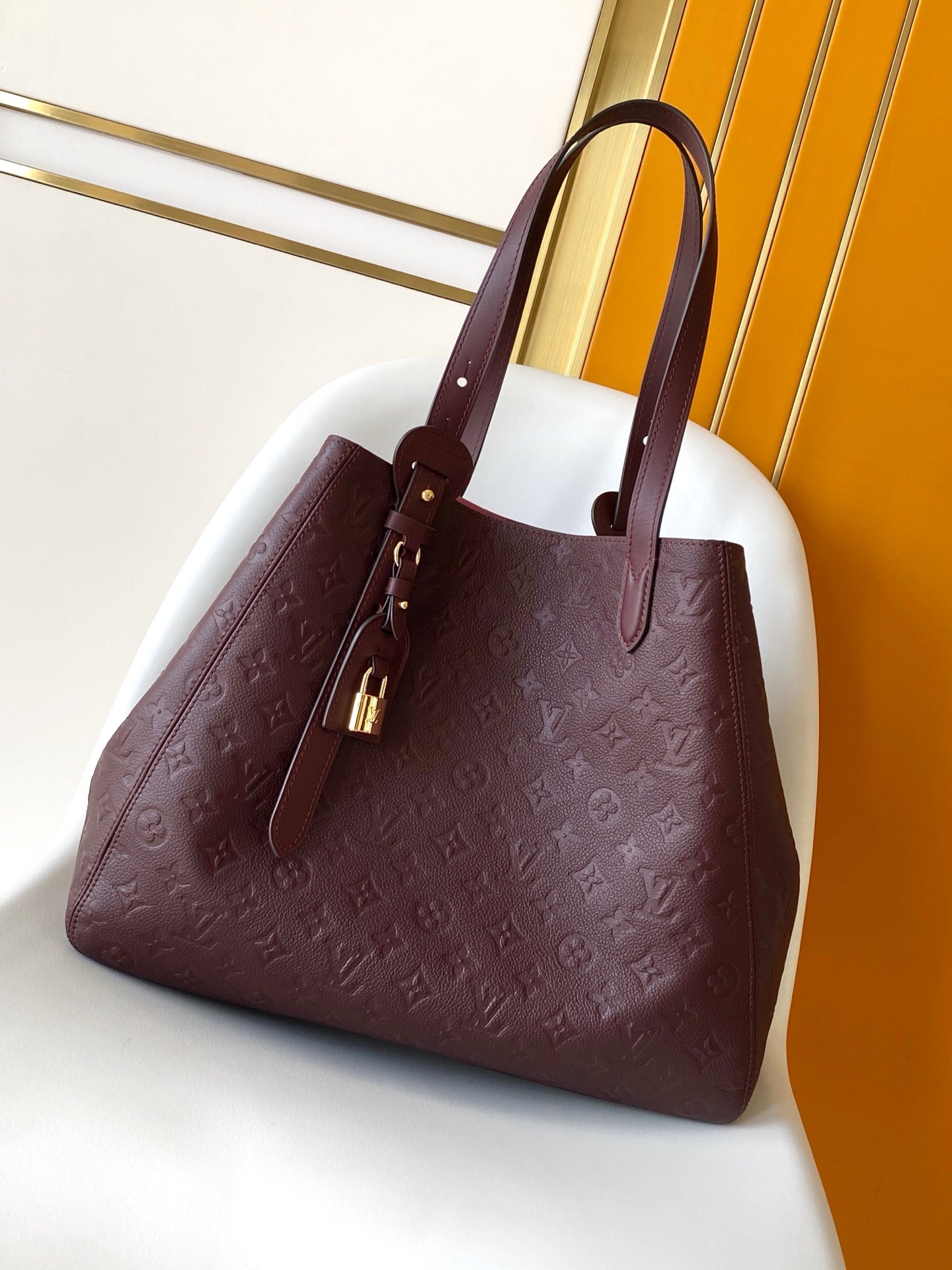 LV All In One PM Burgundy Embossed Monogram Empreinte Cowhide 268416 mysite