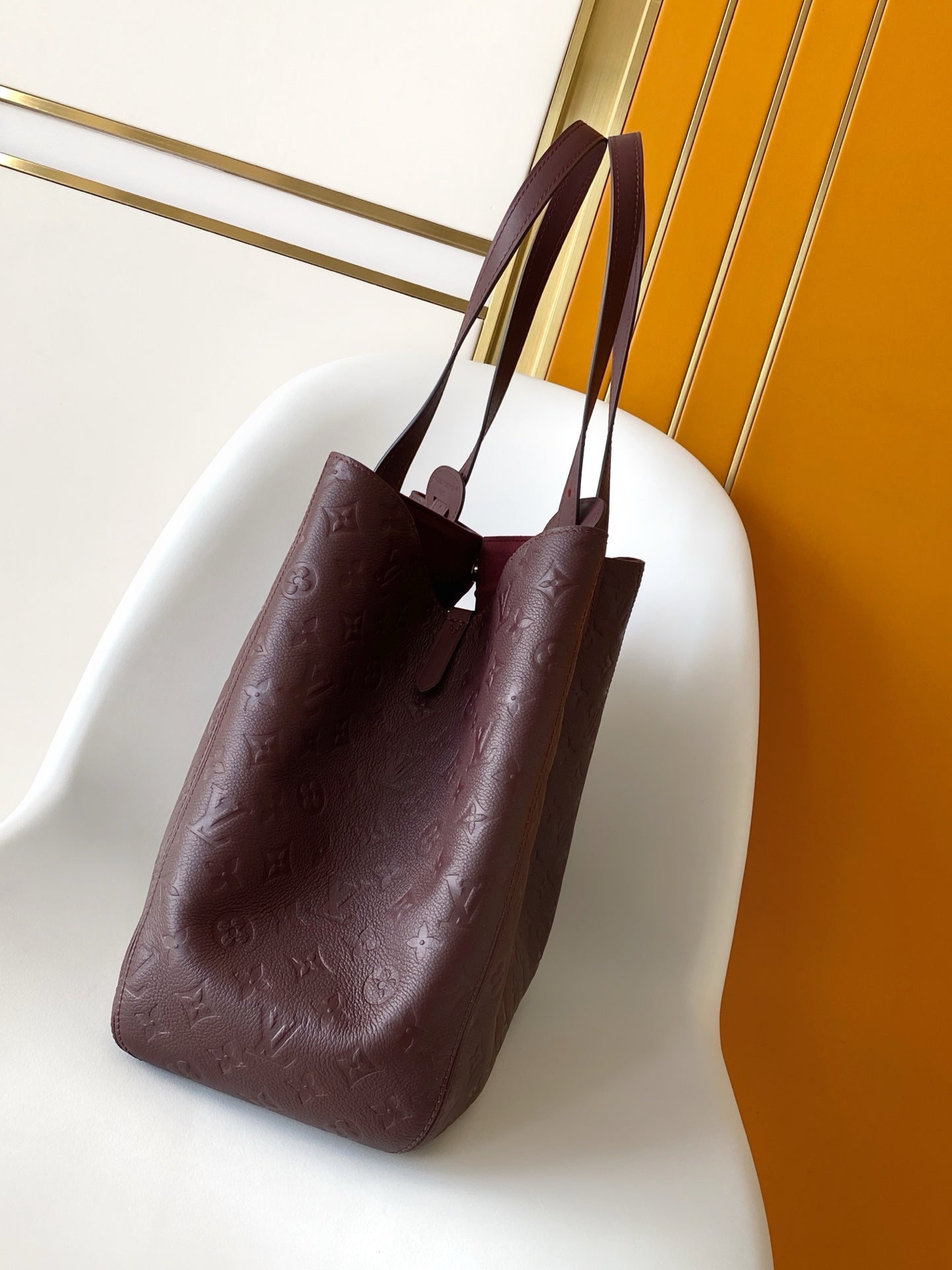 LV All In One PM Burgundy Embossed Monogram Empreinte Cowhide 268416 mysite