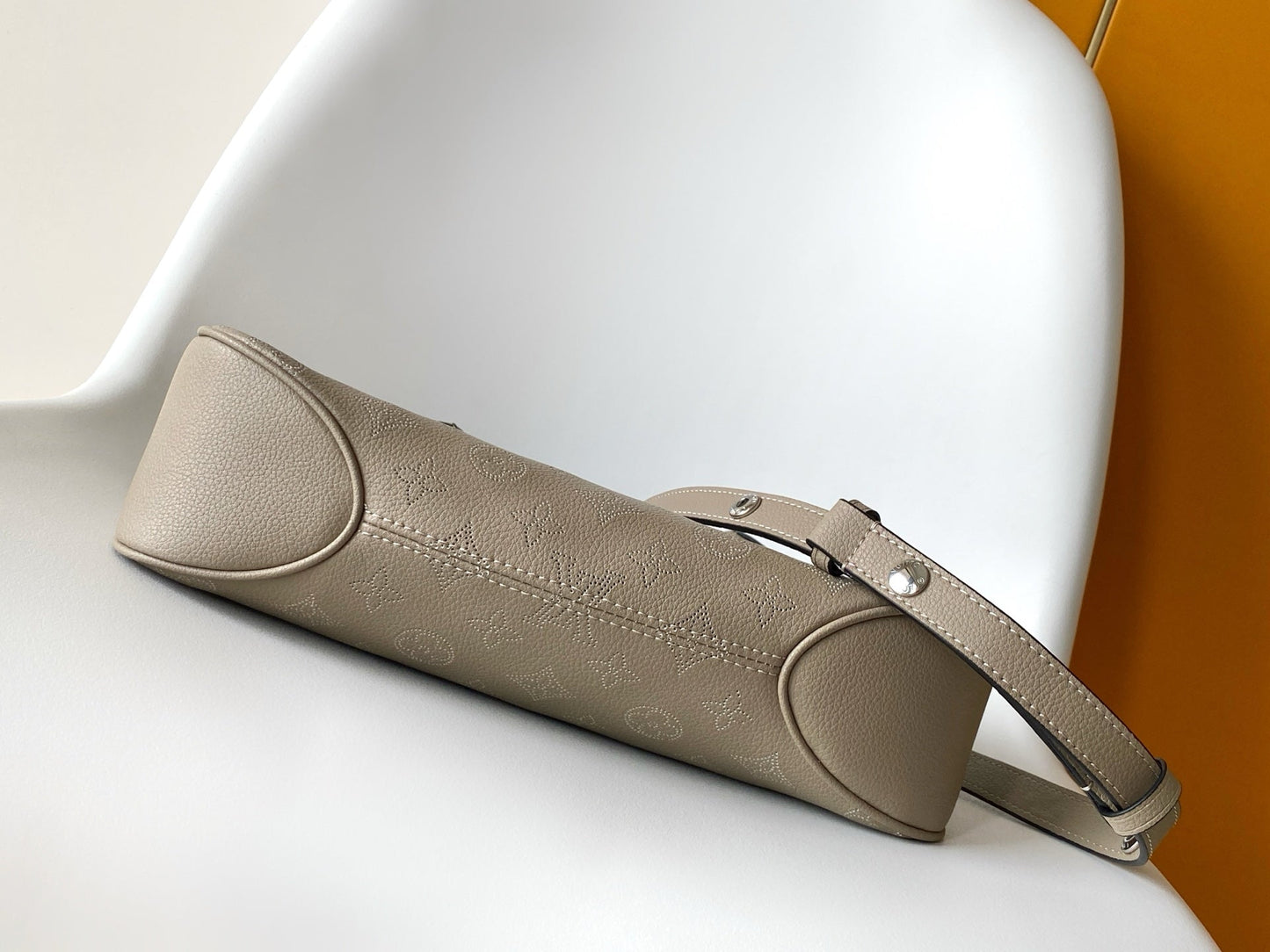 LV All Around MM Gray Perforated Mahina Taurillon Leather 268134 mysite