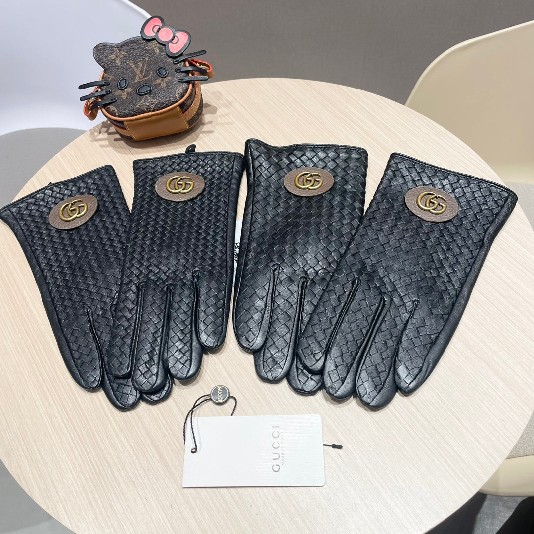 COUPLE GLOVES IN BLACK LAMBSKIN 439093 mysite