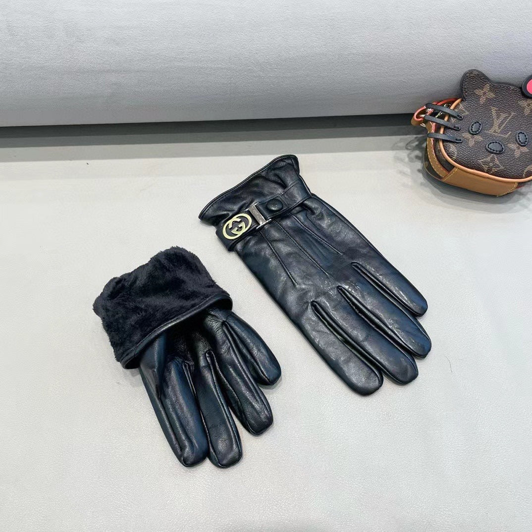 TOUCHSCREEN GLOVES IN BLACK LAMBSKIN 454568 mysite