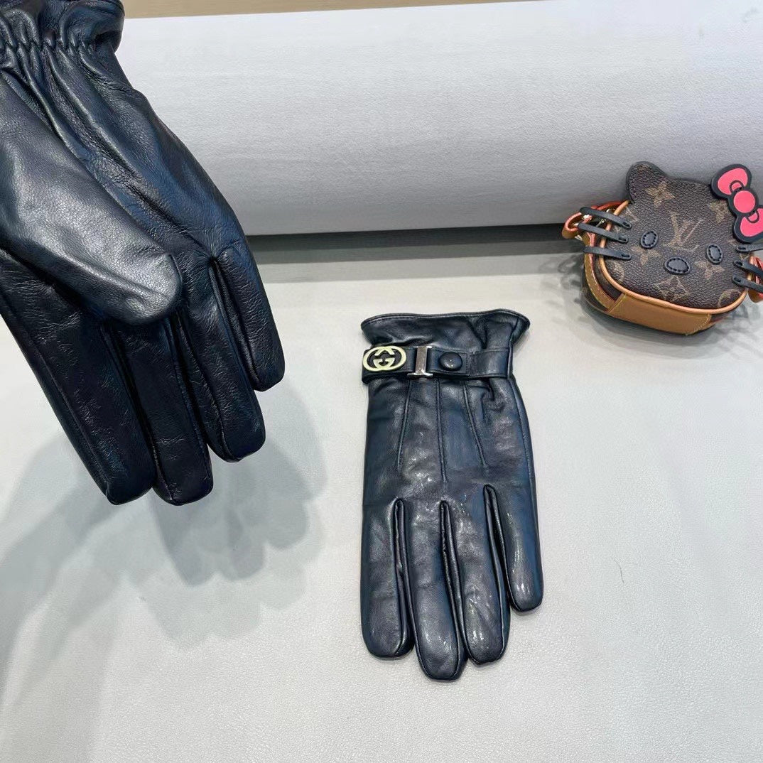 TOUCHSCREEN GLOVES IN BLACK LAMBSKIN 454568 mysite