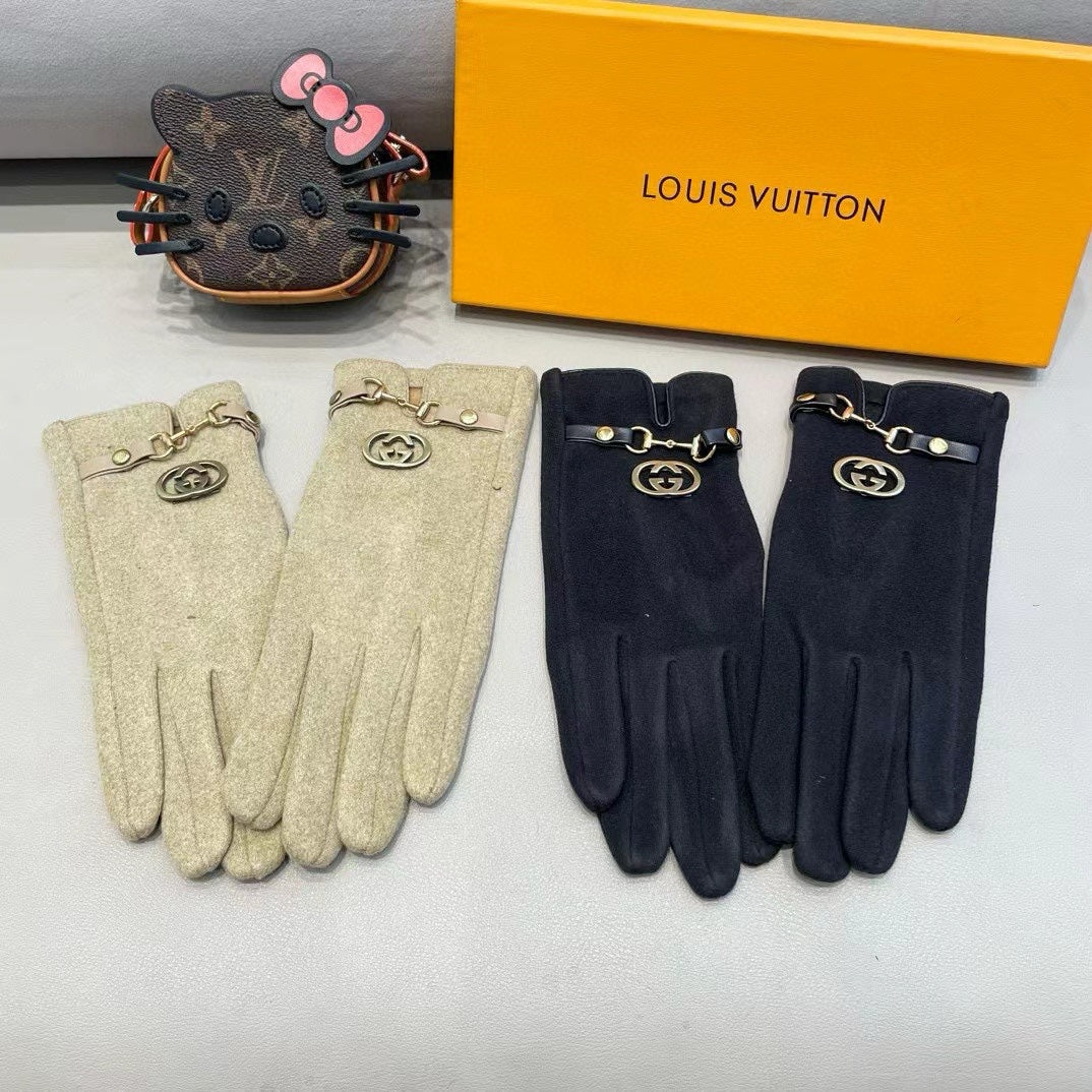 GLOVES IN ECRU BEIGE CASHMERE 460078 mysite