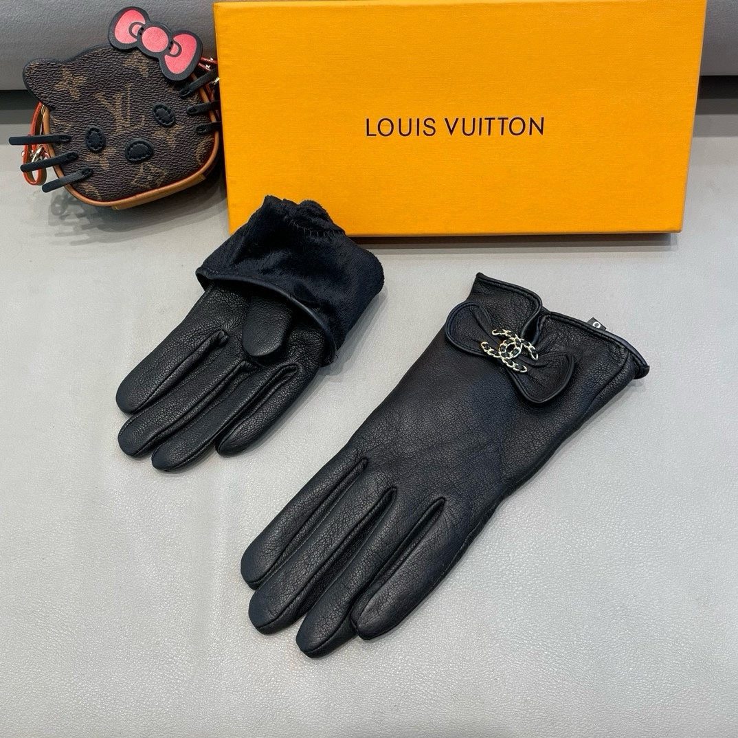 GLOVES IN BLACK LAMBSKIN 462395 mysite