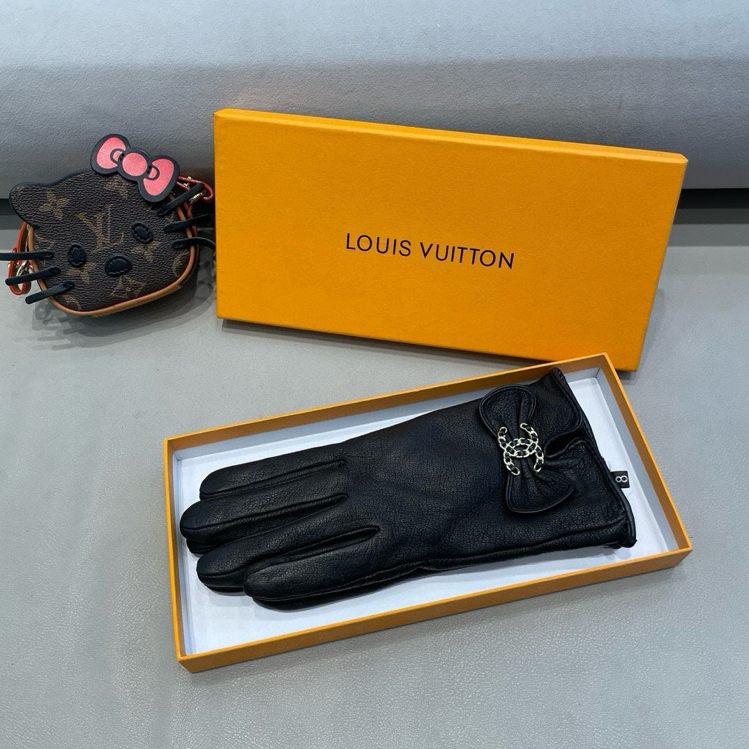 GLOVES IN BLACK LAMBSKIN 462395 mysite