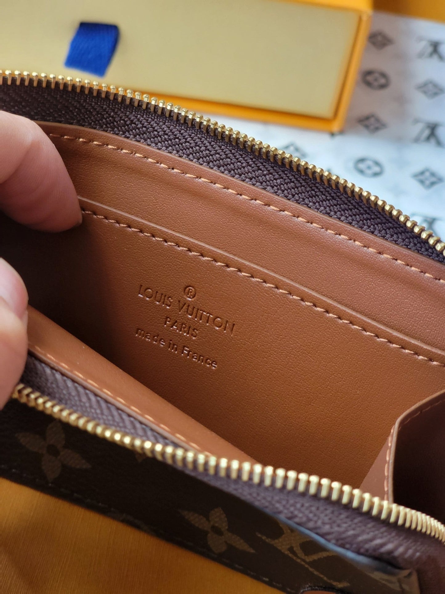 LV Card Holder Trunk Brown Monogram Canvas & Cowhide mysite