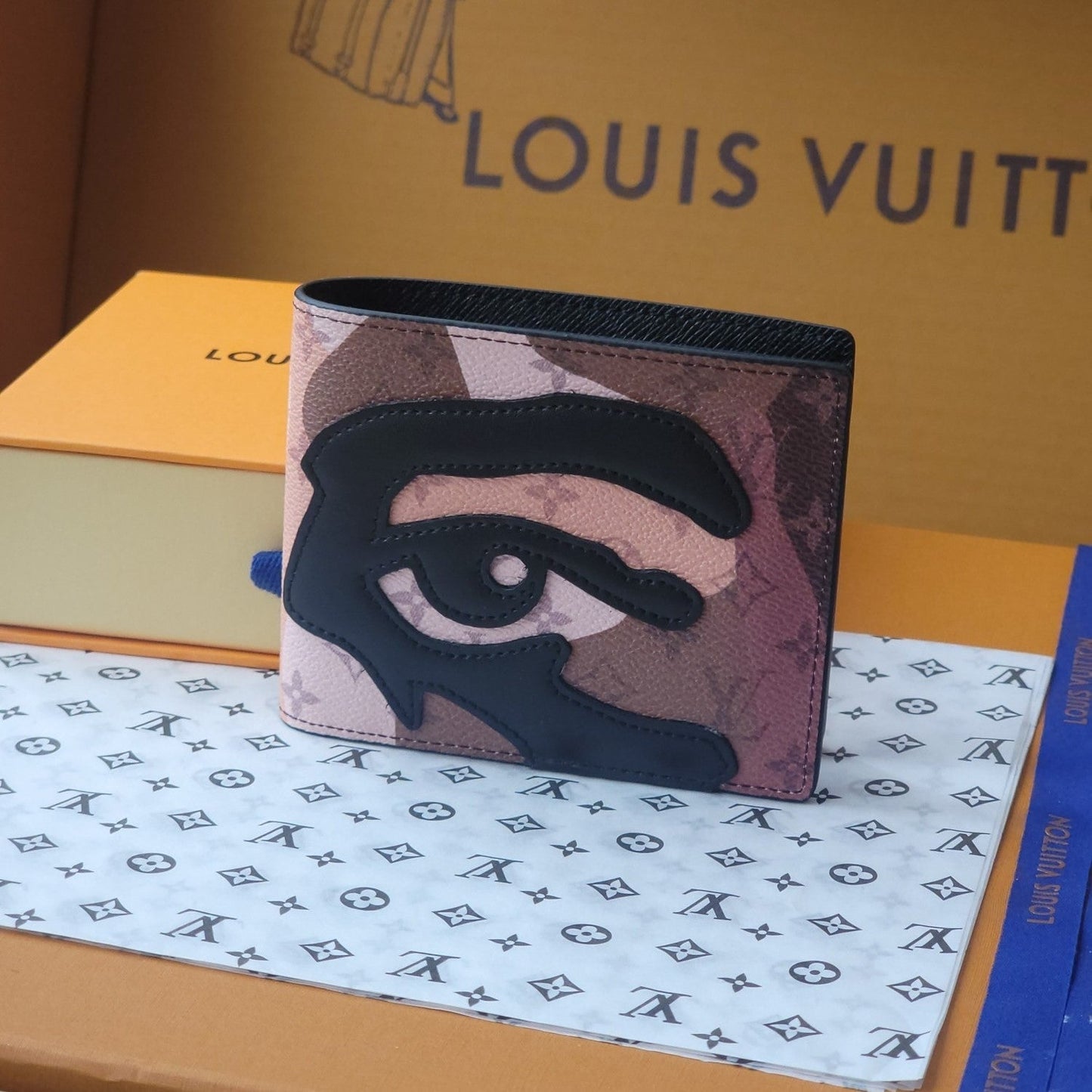 LV M82573 Faces Multiple wallet Brown Monogram Canvas & Cowhide mysite