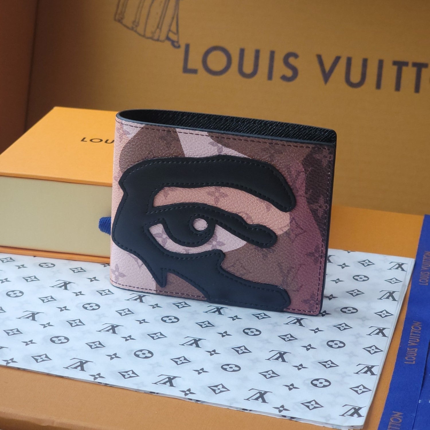 LV M82573 Faces Multiple wallet Brown Monogram Canvas & Cowhide mysite