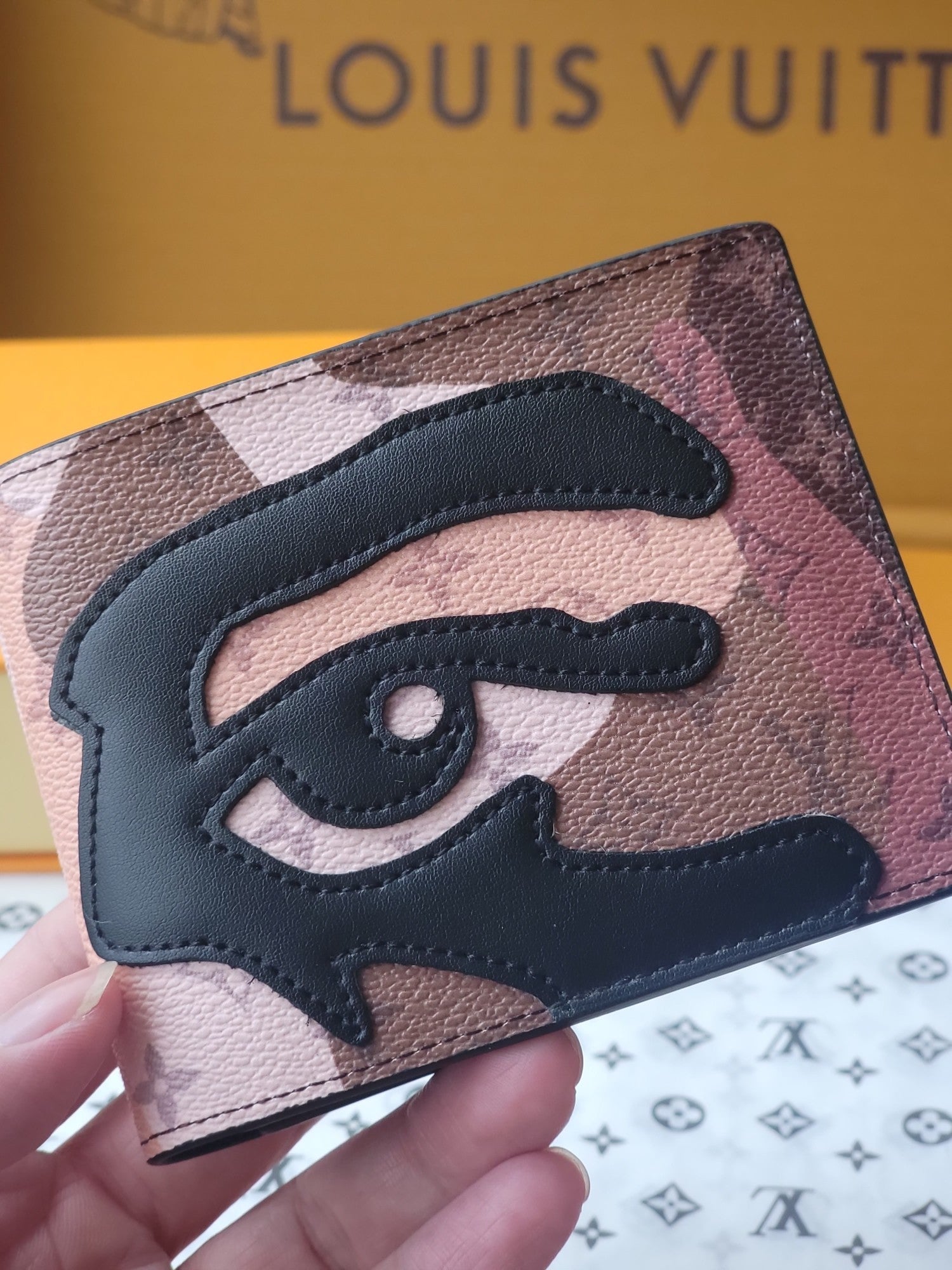 LV M82573 Faces Multiple wallet Brown Monogram Canvas & Cowhide mysite