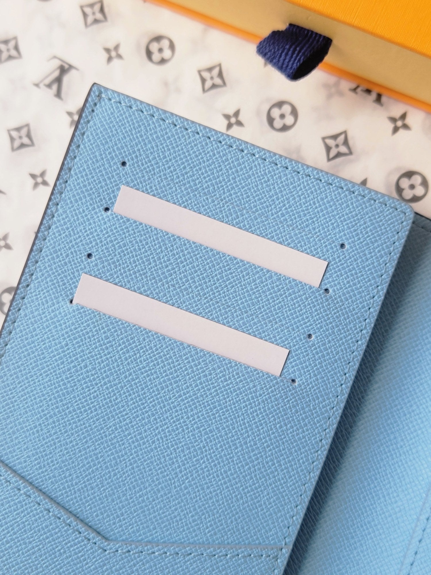 LV Passport Cover Blue Monogram Vivienne Myosotis mysite