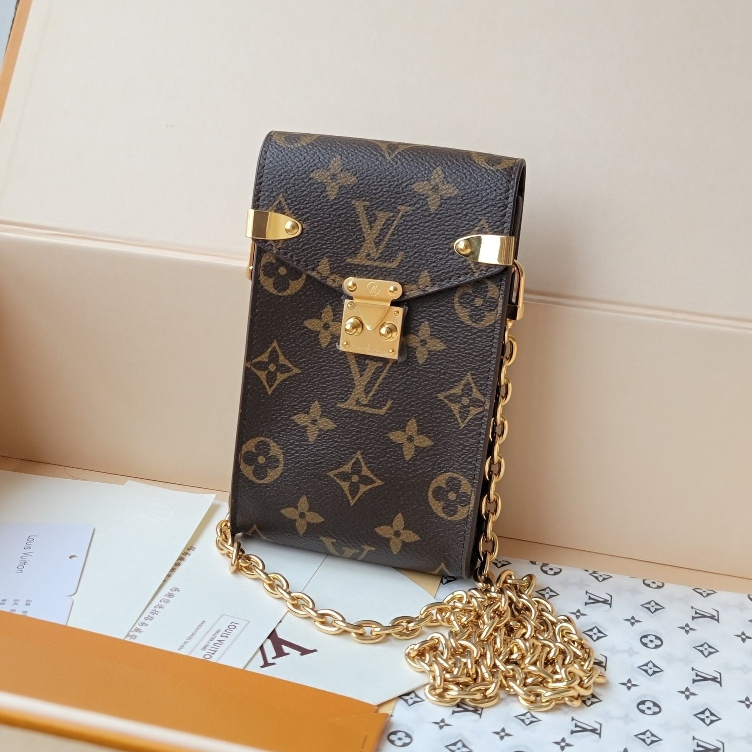 LV Phone Pouch Métis Brown Monogram Canvas GHW mysite