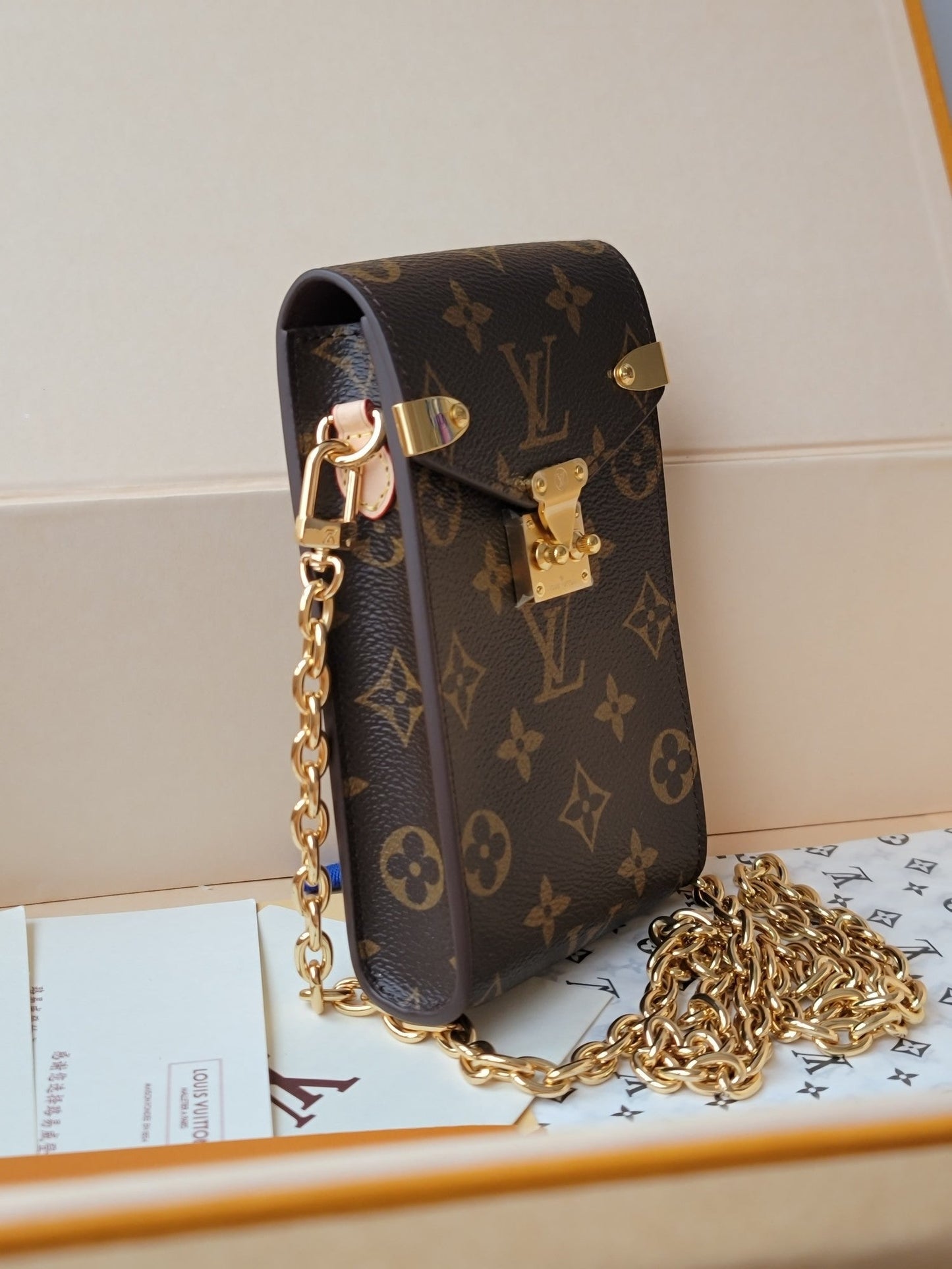 LV Phone Pouch Métis Brown Monogram Canvas GHW mysite