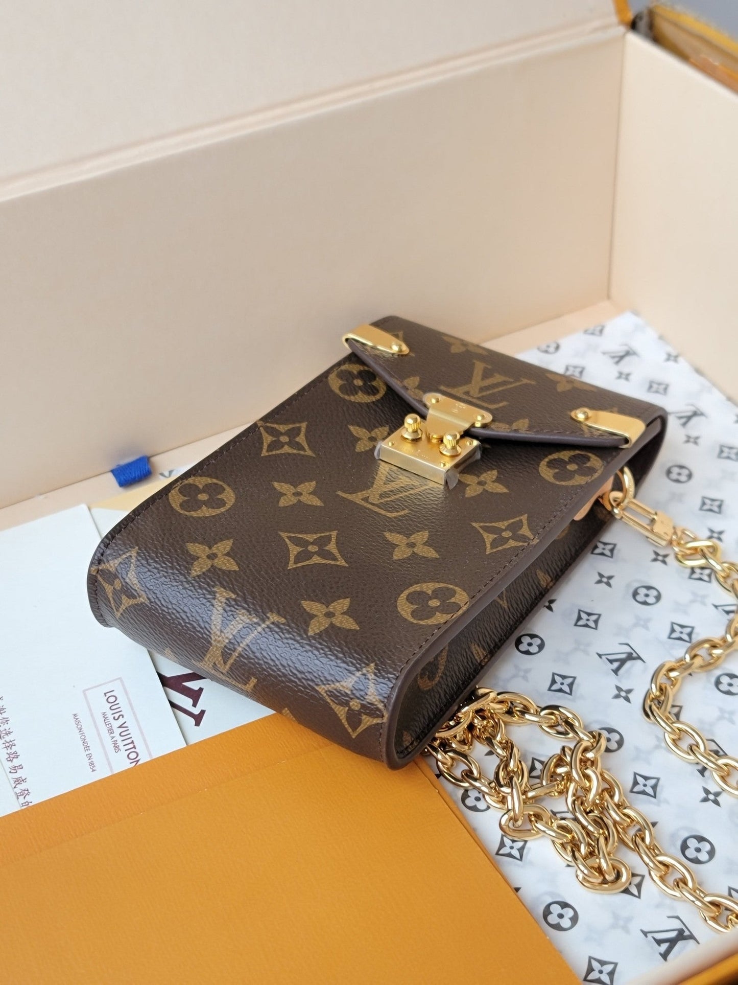 LV Phone Pouch Métis Brown Monogram Canvas GHW mysite