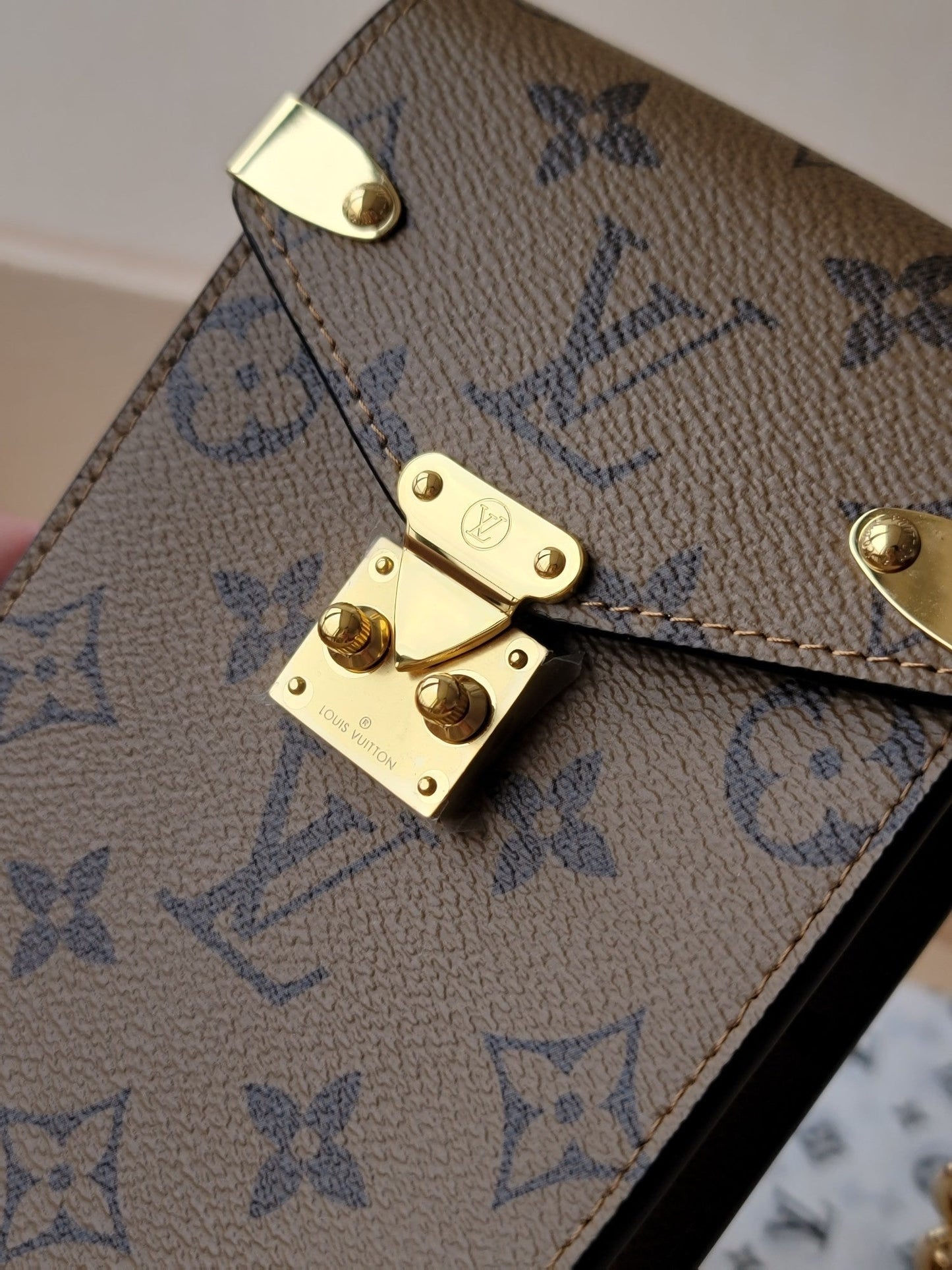 LV Phone Pouch Métis Light Brown Monogram Canvas GHW mysite